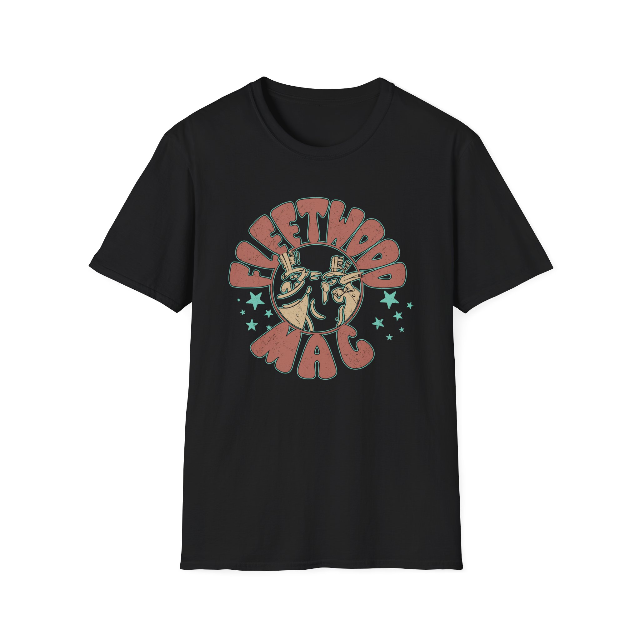 Fleetwood Mac Stars & Penguins Unisex Softstyle T-Shirt