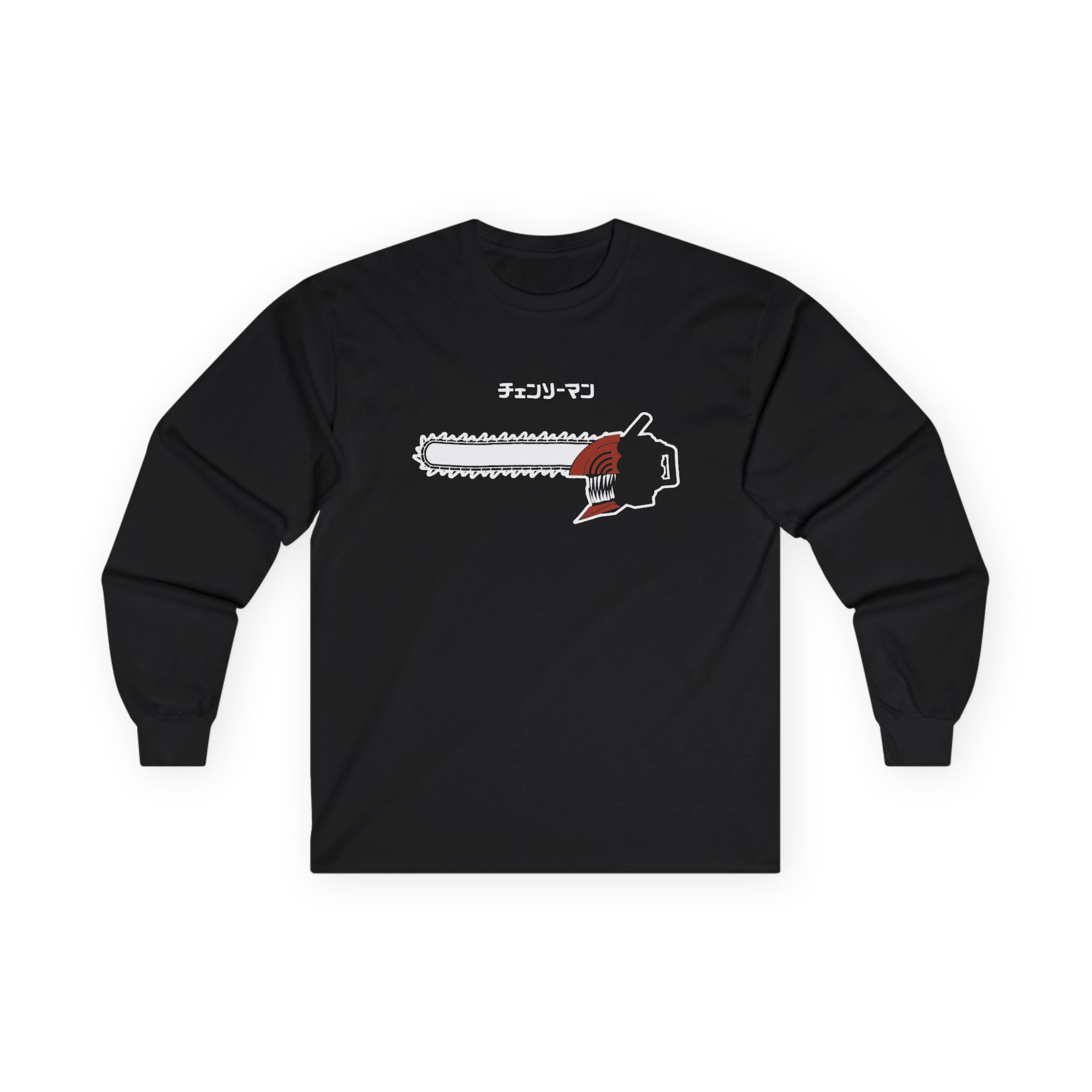 Chainsaw Man Flaming Unisex Ultra Cotton Long Sleeve Tee