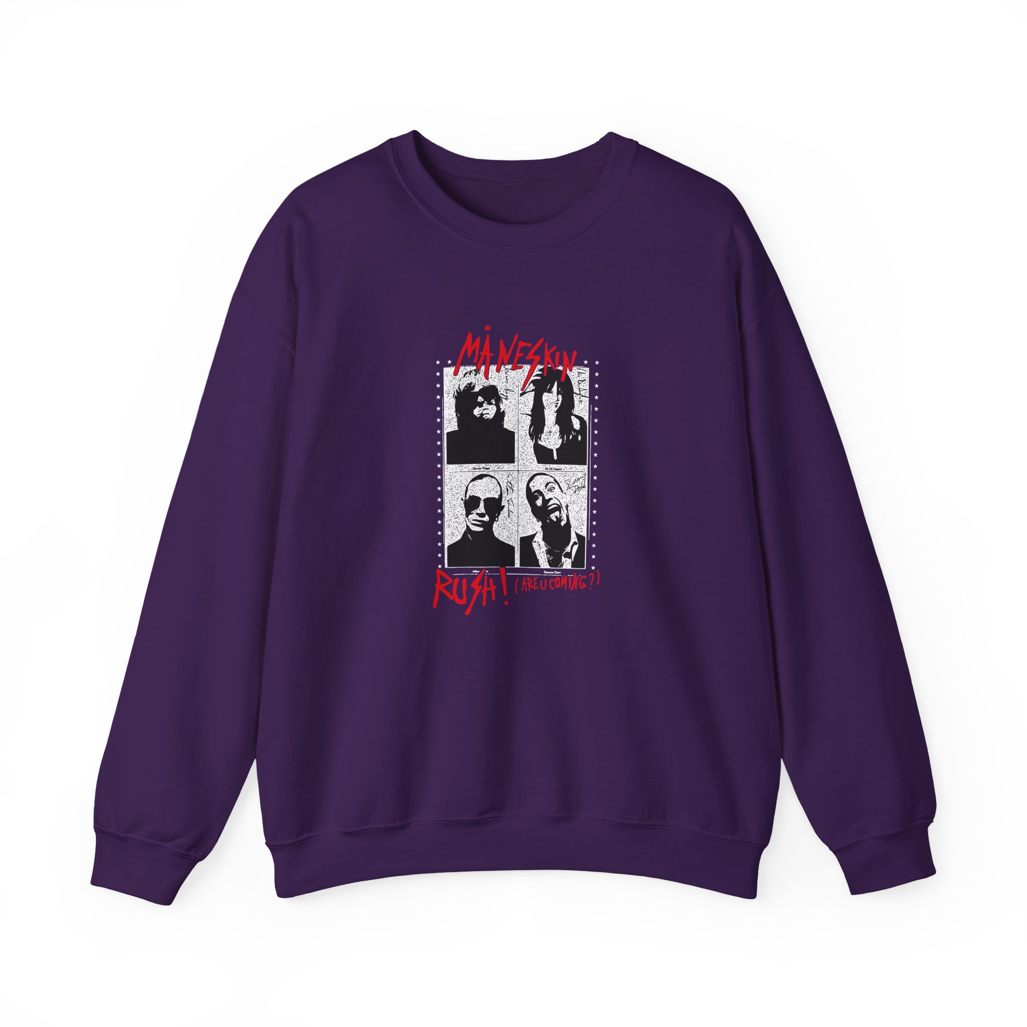 Maneskin RUSH! Unisex Heavy Blend™ Crewneck Sweatshirt - Image 11