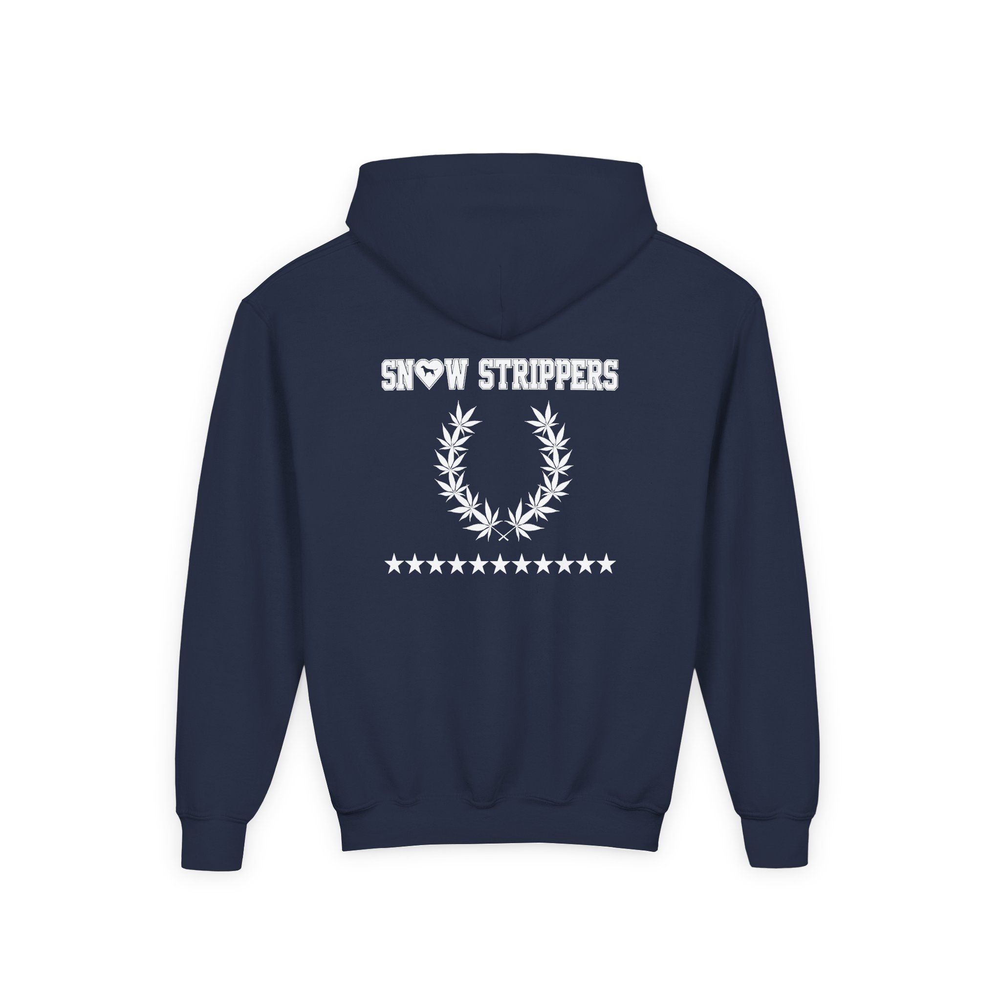 Youth Snow Strippers Nightkillaz Heavy Blend Hooded Sweatshirt - Image 14