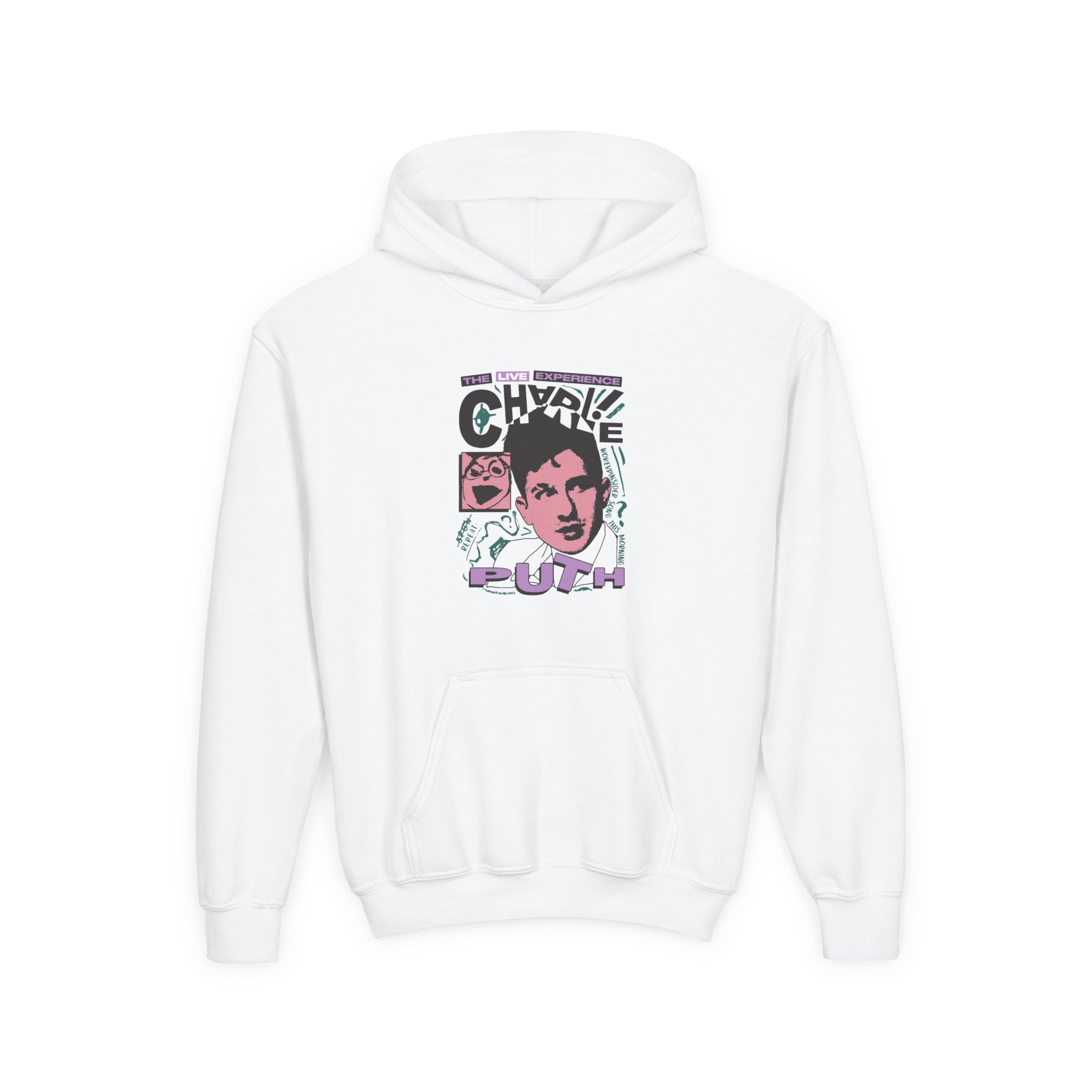 Charlie Puth Live Experience Youth Heavy Blend Hooded Sweatshirt