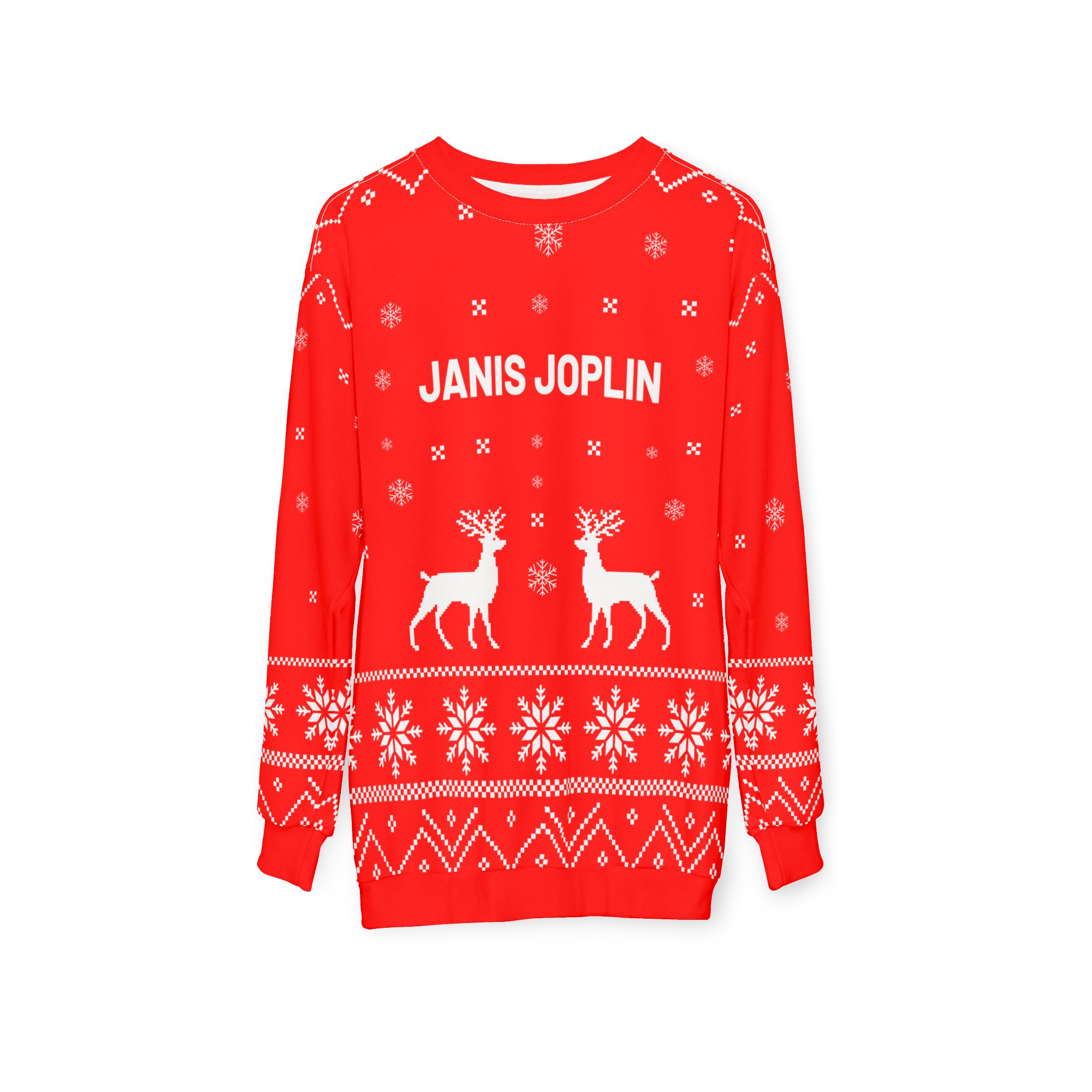 Janis Joplin Unisex Sweatshirt (AOP) - Image 6