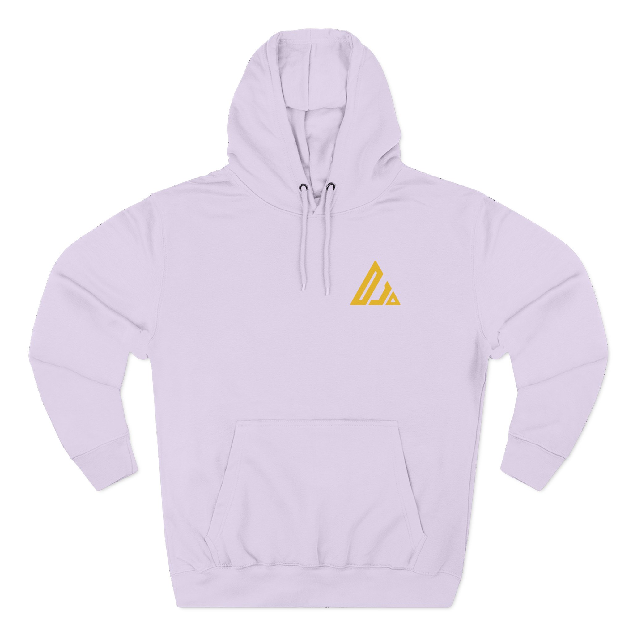 Djo Triangle Logo Three-Panel Fleece Hoodie - Image 9