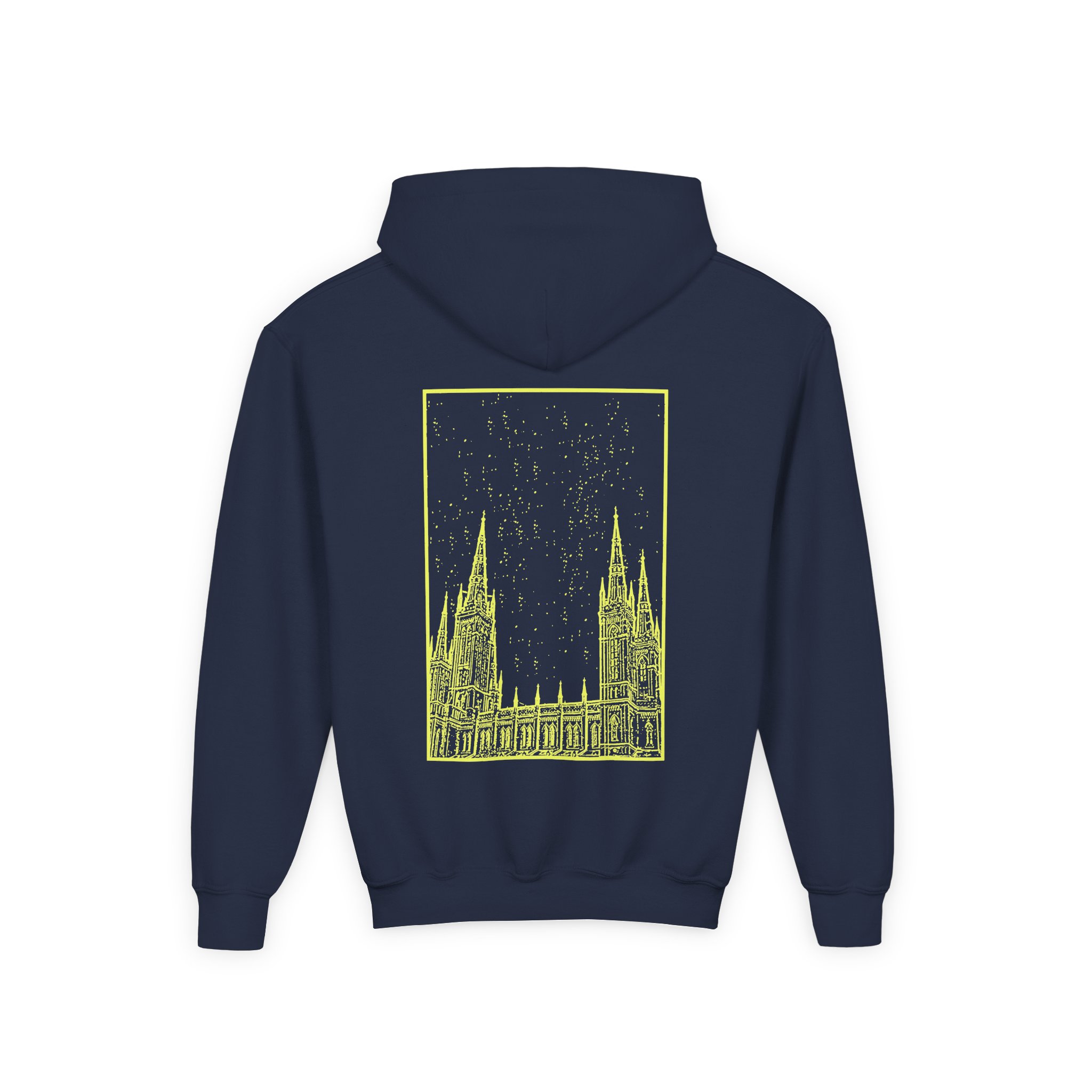 Knocked Loose Youth Heavy Blend Hooded Sweatshirt - Image 10