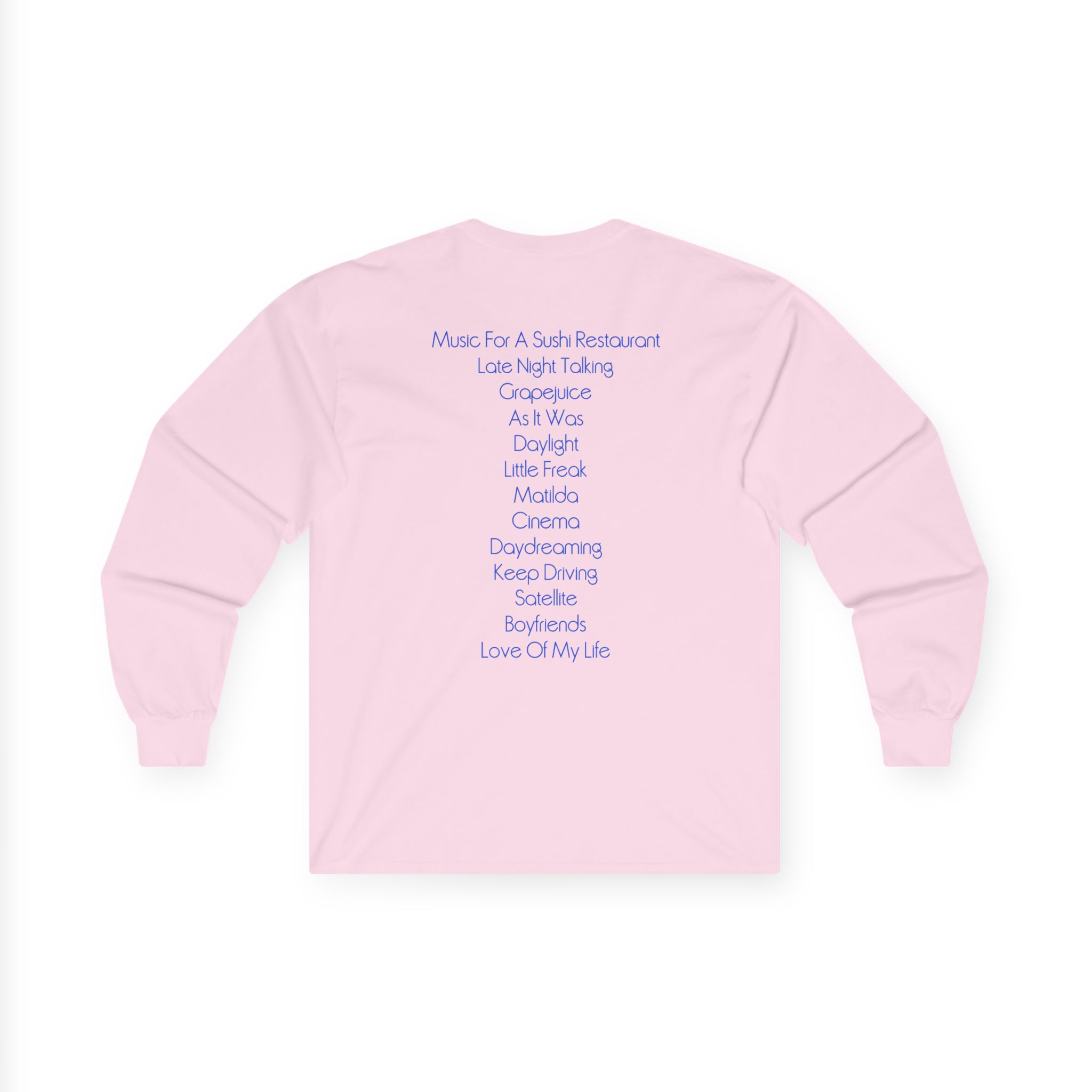 Love on Tour Harry's House Tracklis Unisex Ultra Cotton Long Sleeve Tee - Image 6