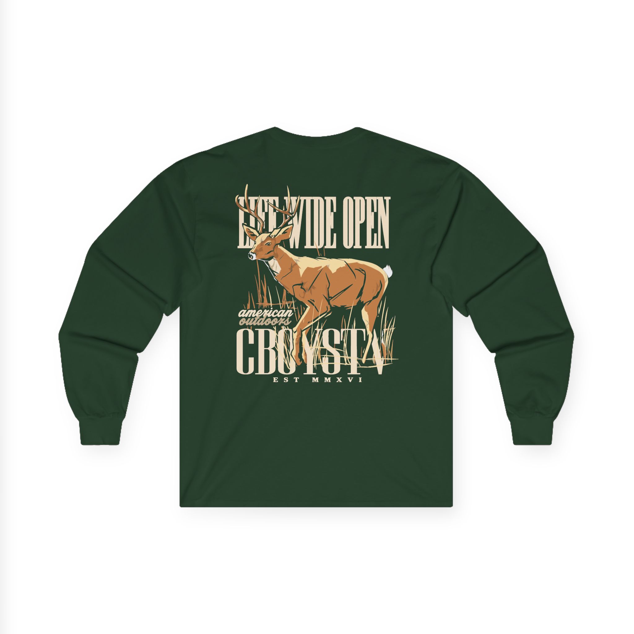 Cboystv Whitetail Unisex Ultra Cotton Long Sleeve Tee - Image 8