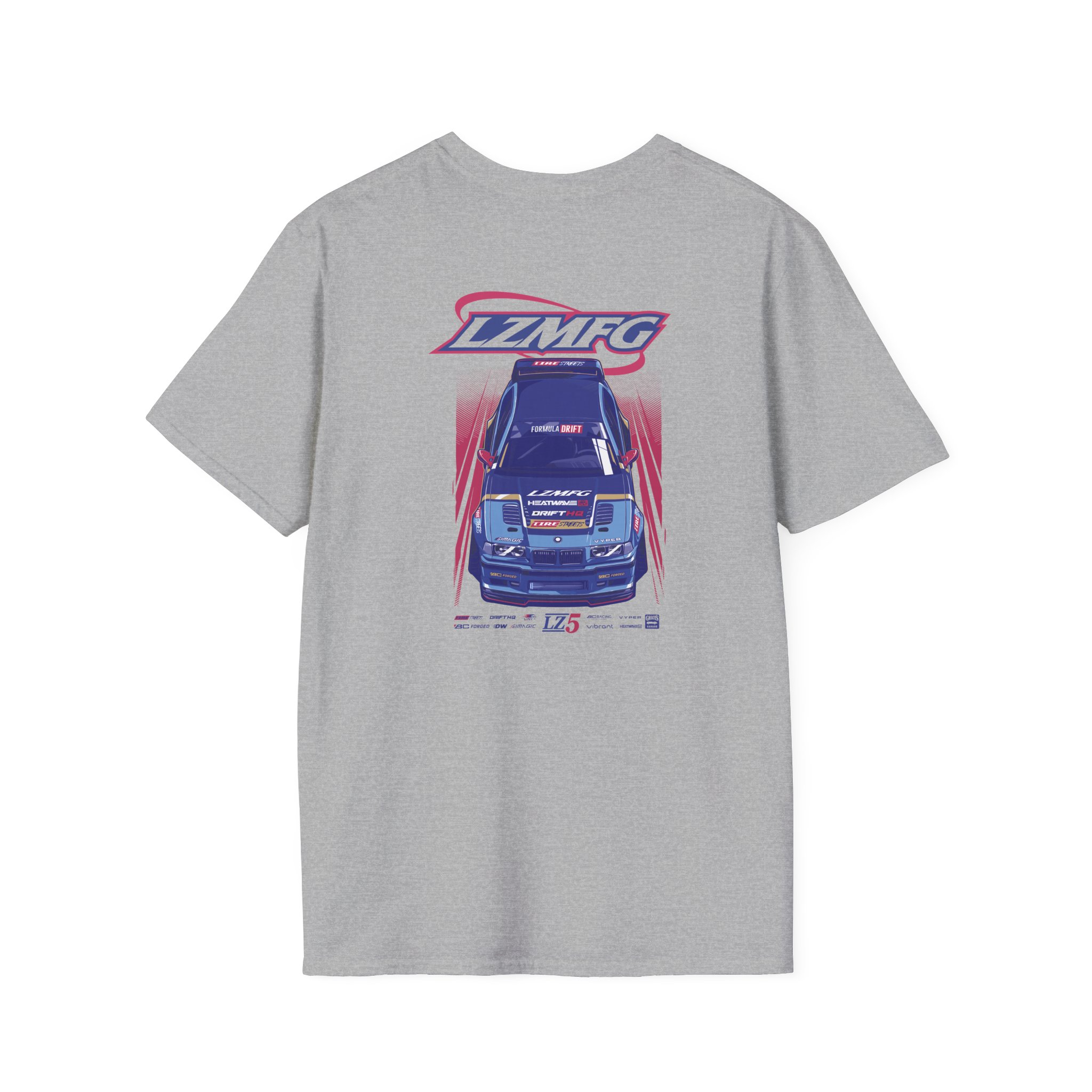Adam LZ 2025 E36 Team Unisex Softstyle T-Shirt - Image 6