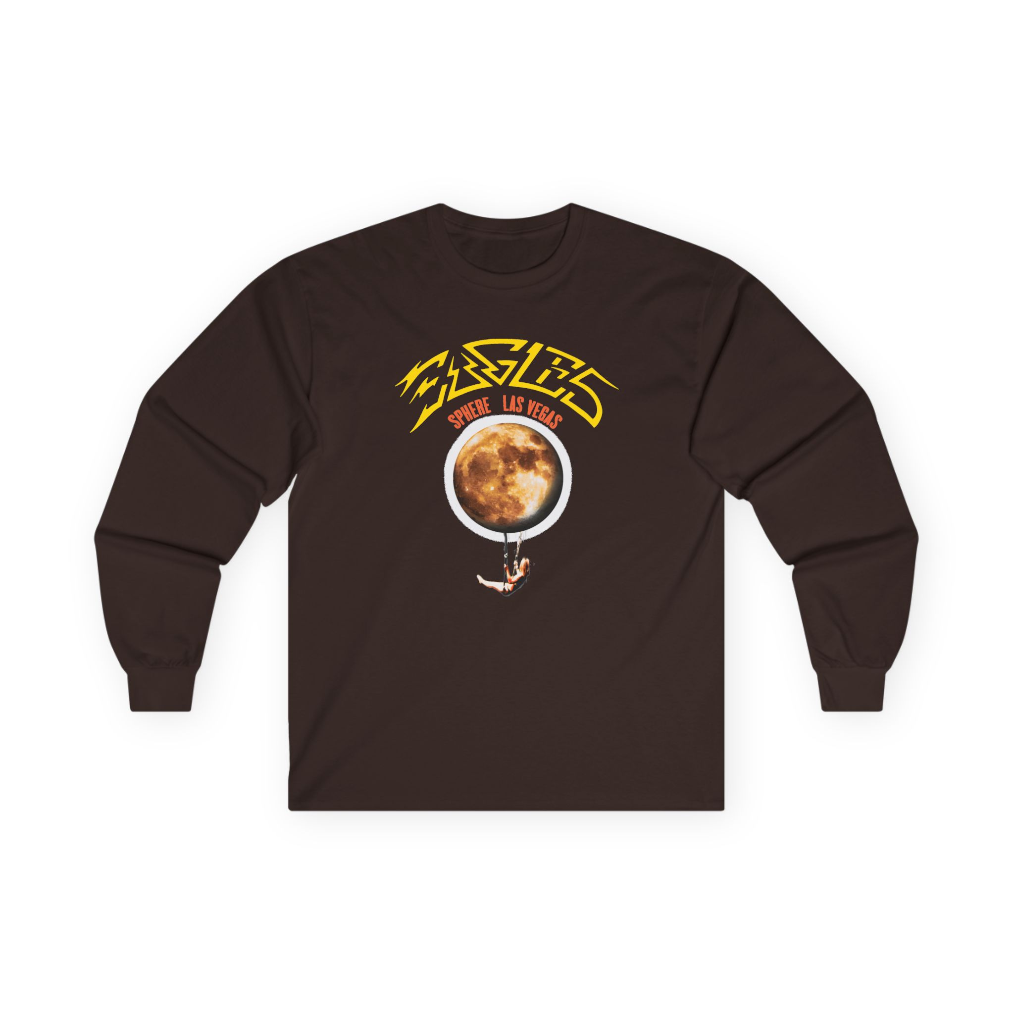 The Eagles Sphere Moon Trapeze Unisex Ultra Cotton Long Sleeve Tee - Image 3
