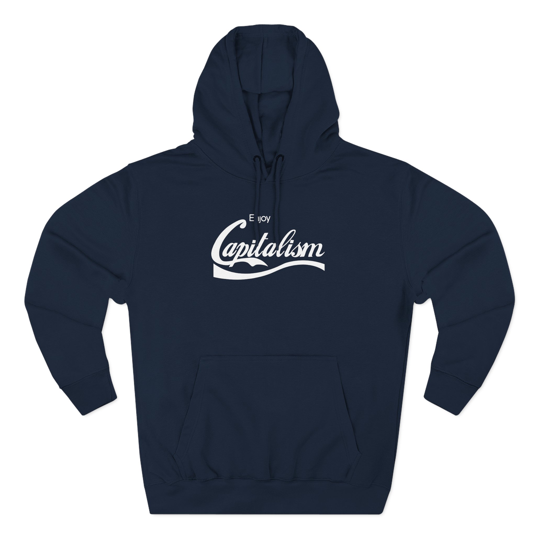 Valuetainment Enjoy Capitalism Three-Panel Fleece Hoodie - Image 11