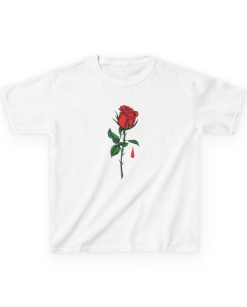 Blue October Big Rose Kids Heavy Cotton™ Tee