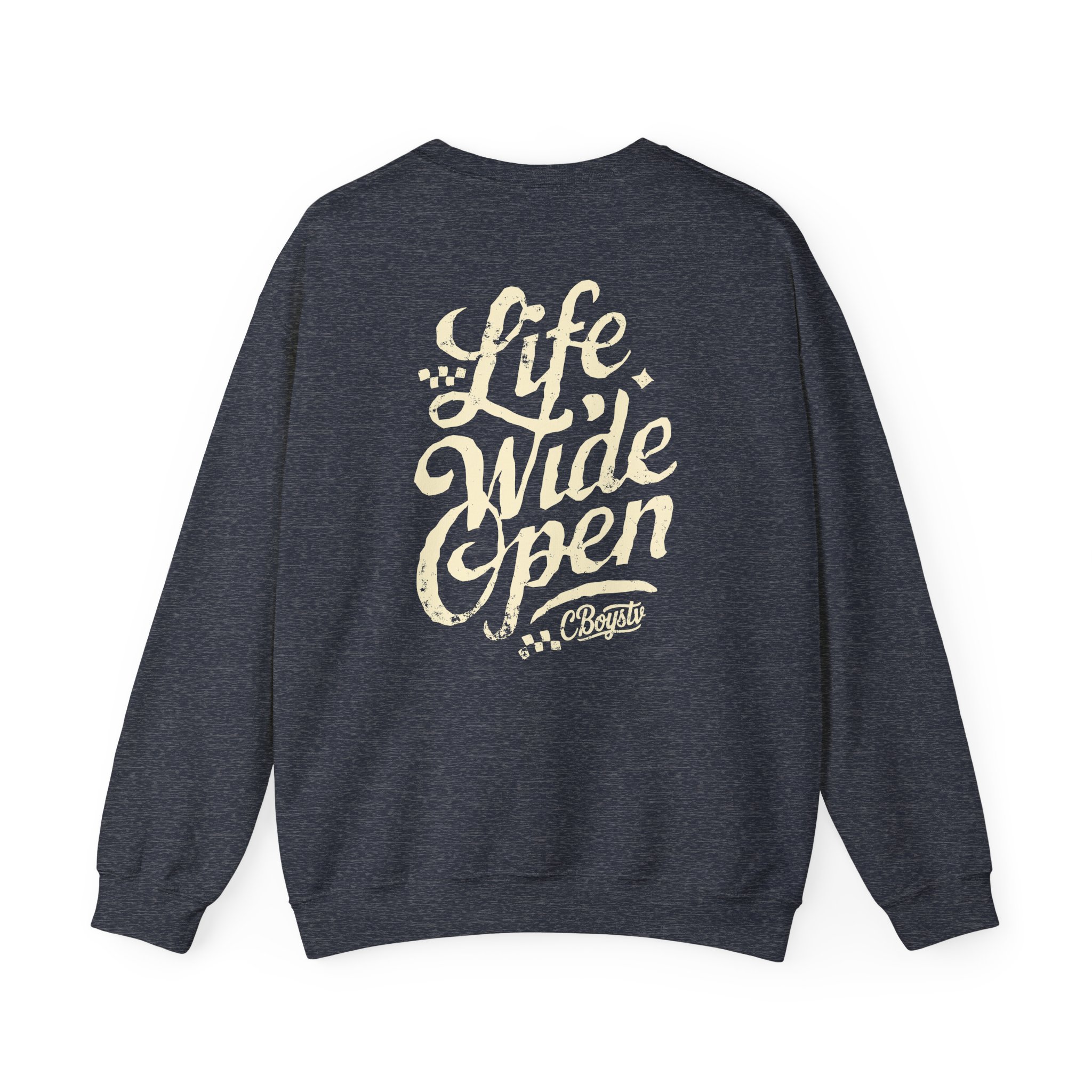 Cboystv Tan Script Unisex Heavy Blend™ Crewneck Sweatshirt - Image 16