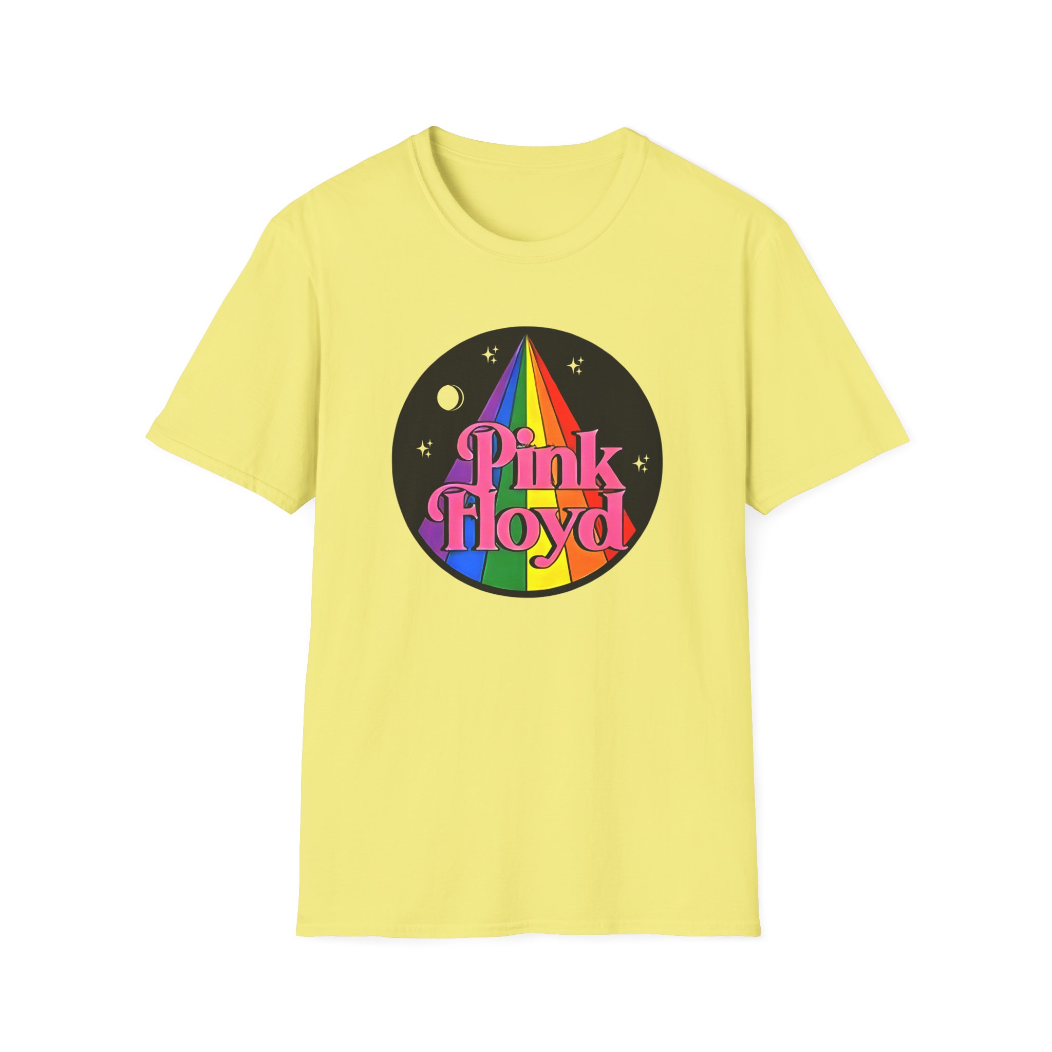 Pink Floyd Rainbow Unisex Softstyle T-shirt - Image 9
