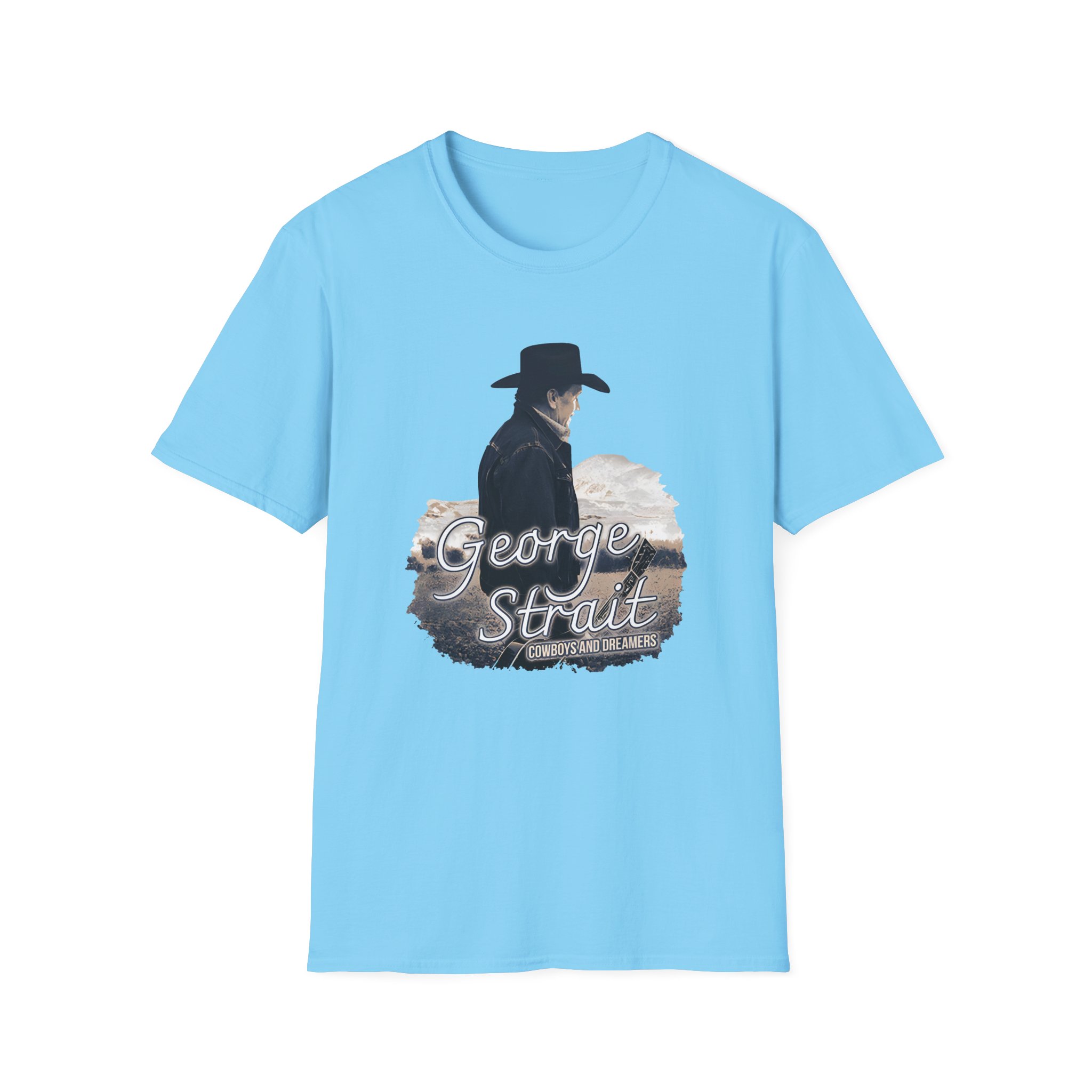 George Strait Cowboys and Dreamers Unisex Softstyle T-Shirt - Image 21