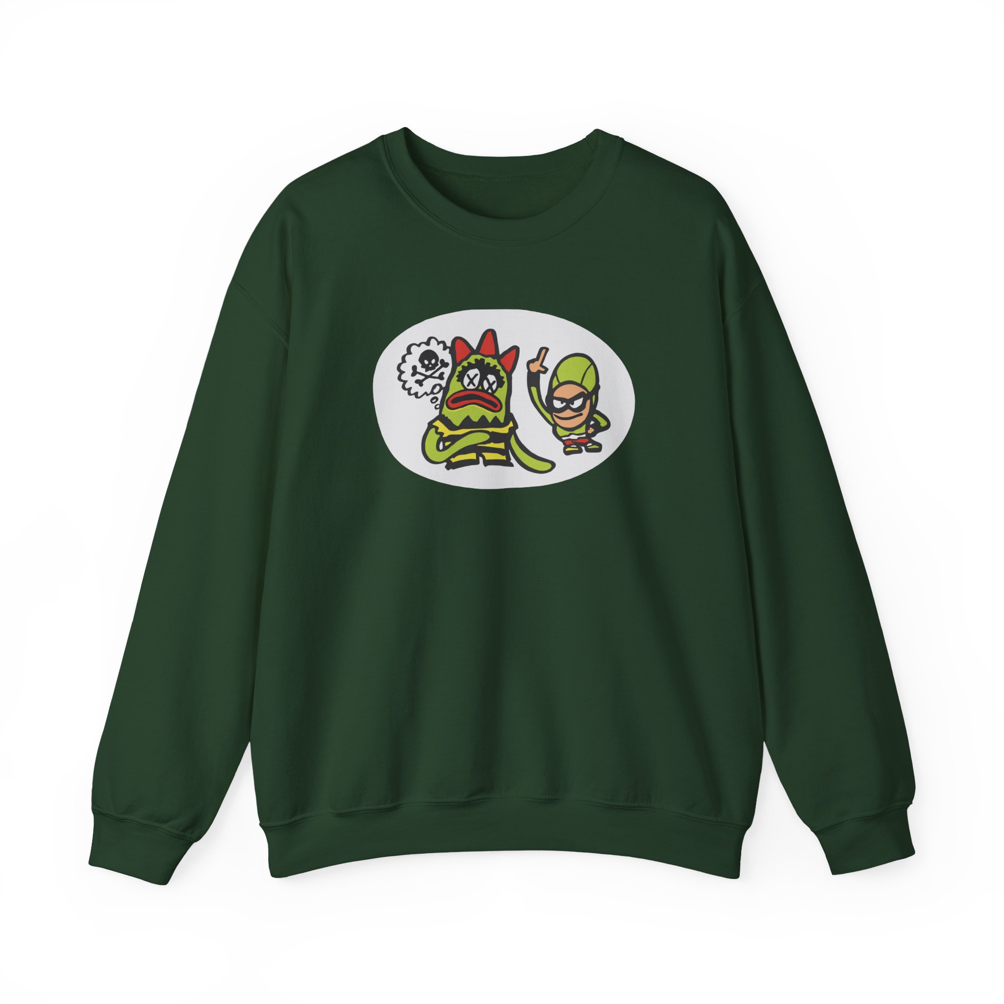 The Aquabats Bat Commander Unisex Heavy Blend™ Crewneck Sweatshirt - Image 9