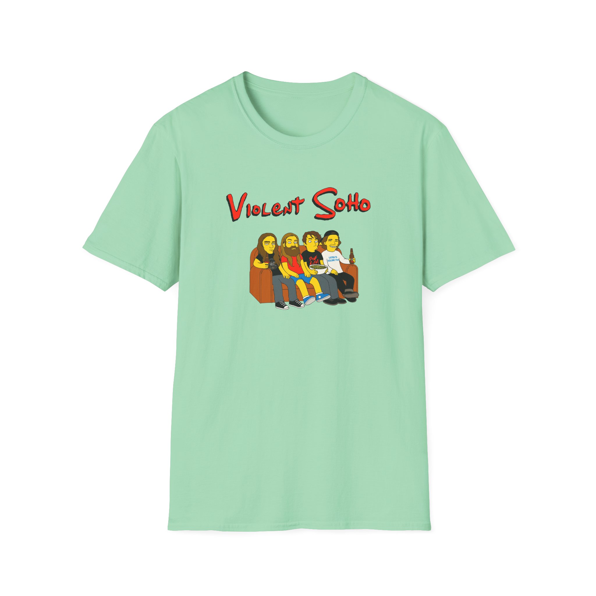 Violent Soho Springfield 4122 Unisex Softstyle T-Shirt - Image 15
