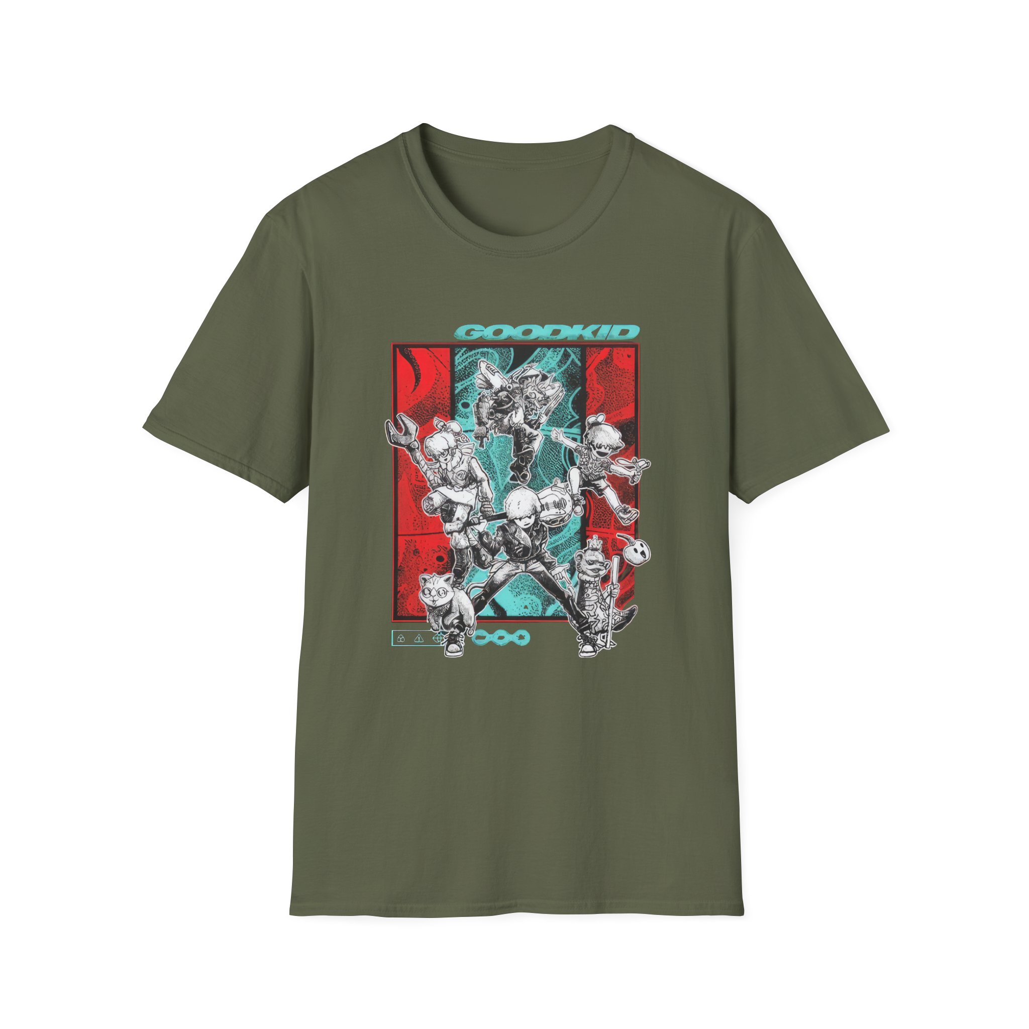 Good Kid Logo Unisex Softstyle T-Shirt - Image 5