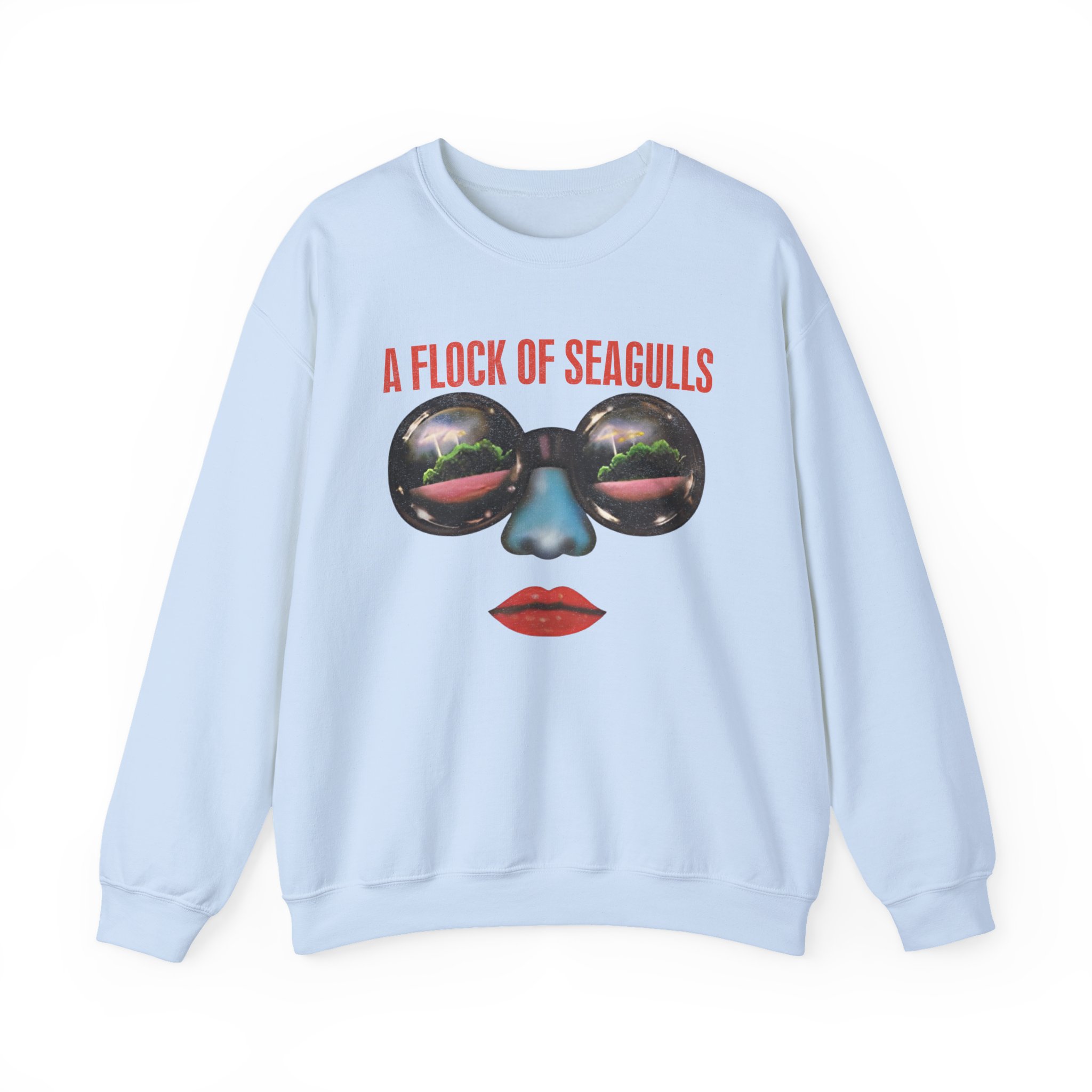A Flock of Seagulls Us 1982 Tour Unisex Heavy Blend™ Crewneck Sweatshirt - Image 7