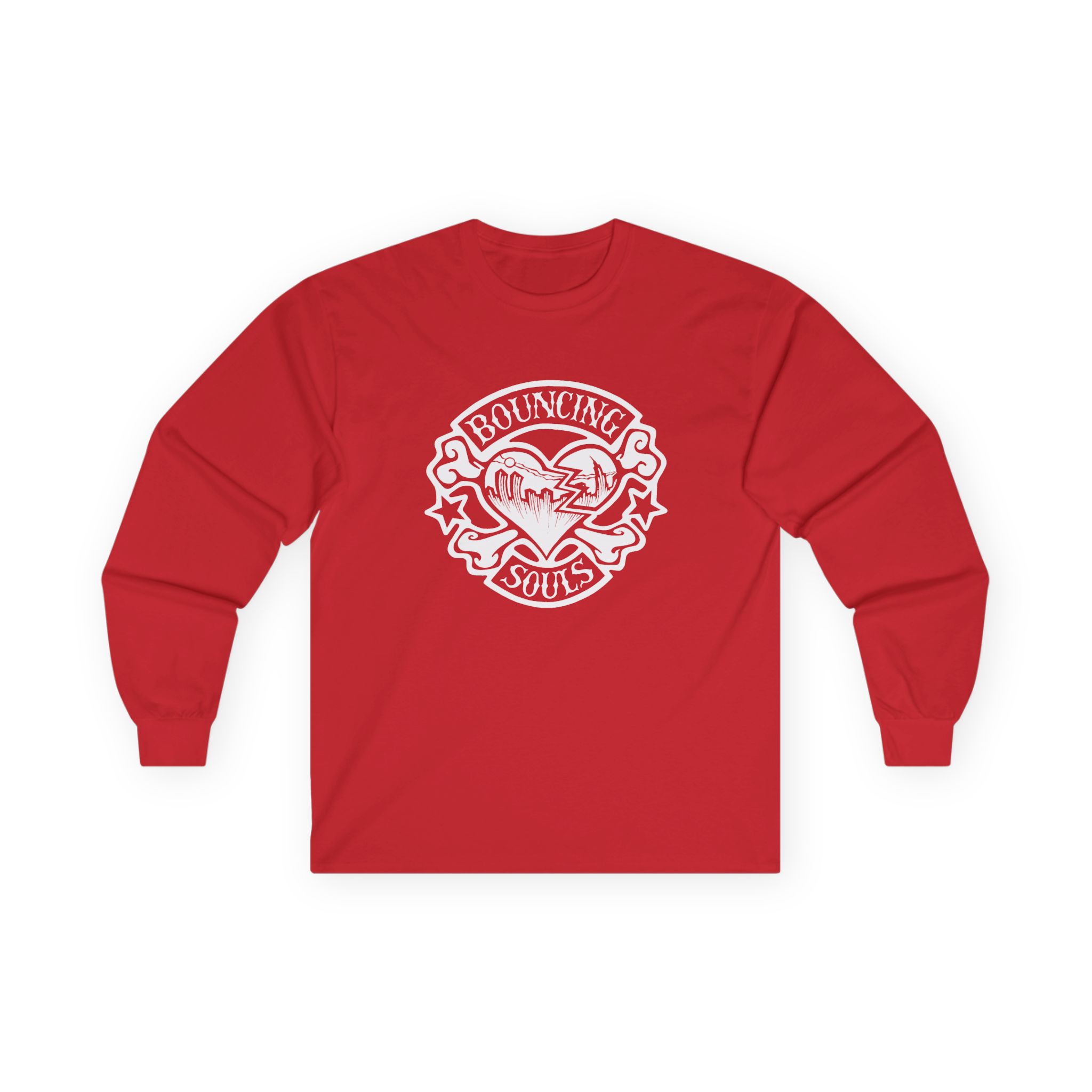 Cold Cuts the Bouncing Souls Rocker Heart Unisex Ultra Cotton Long Sleeve Tee - Image 17