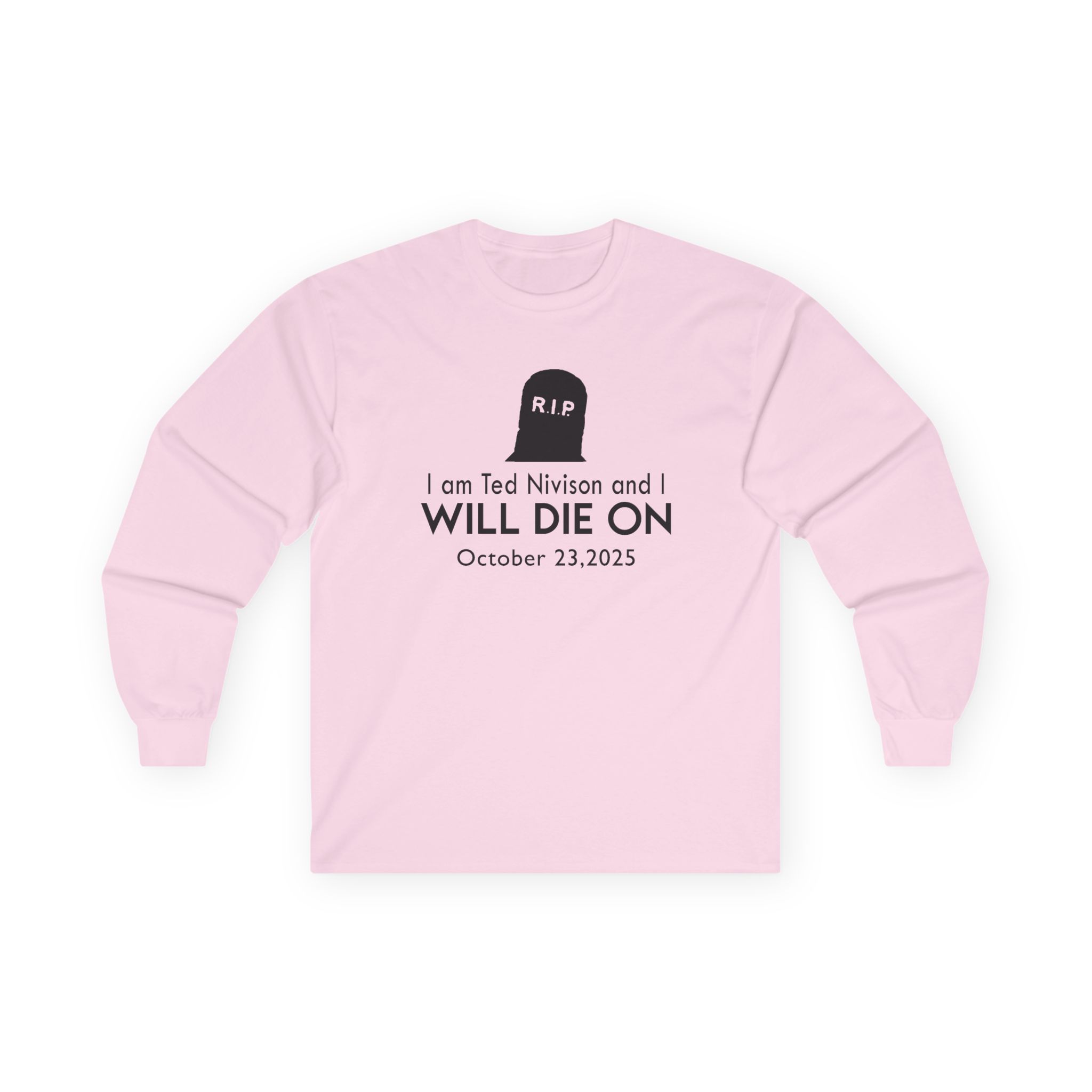 Jschlatt I Am Ted Nivison and I Will Die on Unisex Ultra Cotton Long Sleeve Tee - Image 11
