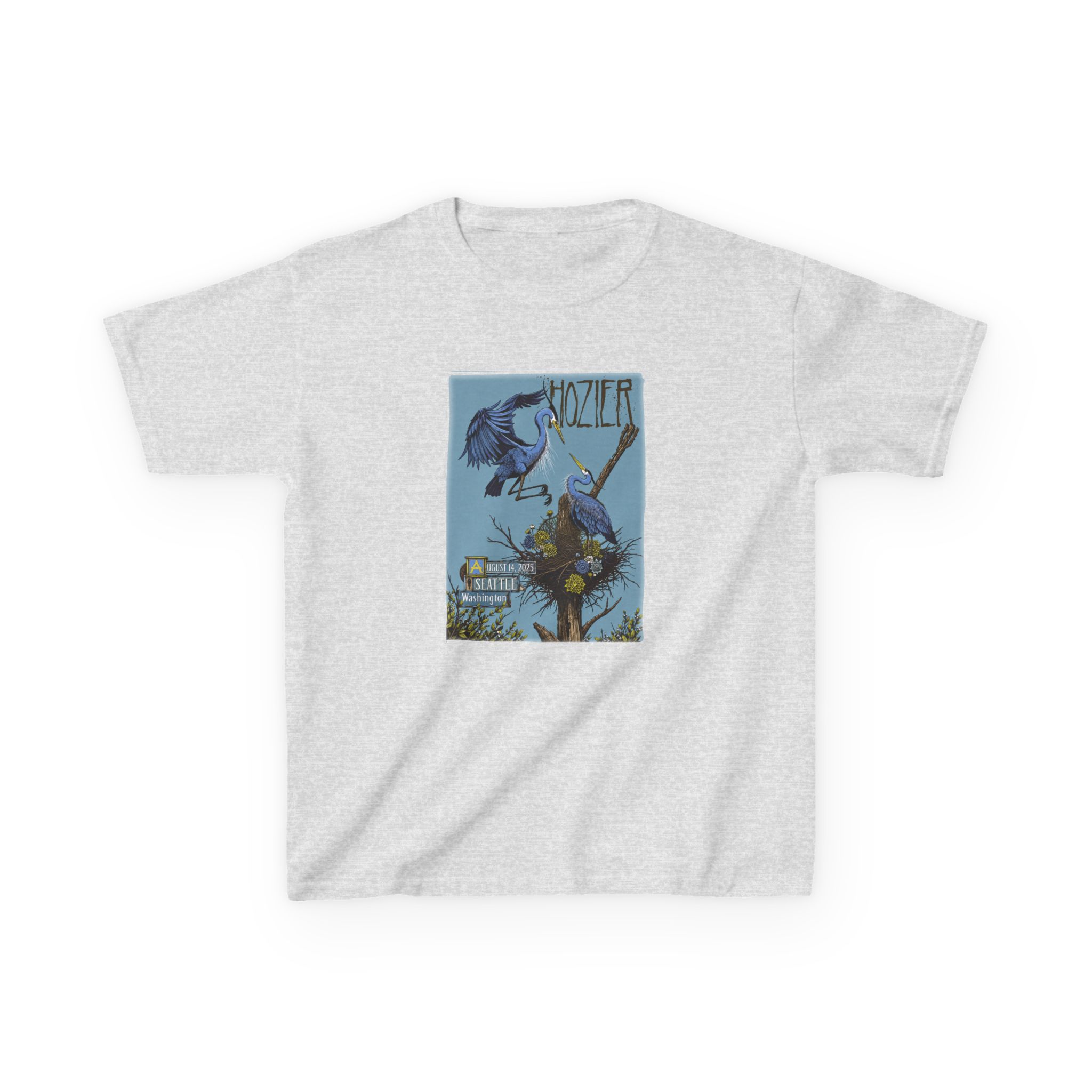 Hozier Seattle August 14 Show Kids Heavy Cotton™ Tee - Image 3