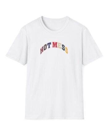 Alix Earle Hot Mess Varsity Unisex Softstyle T-Shirt