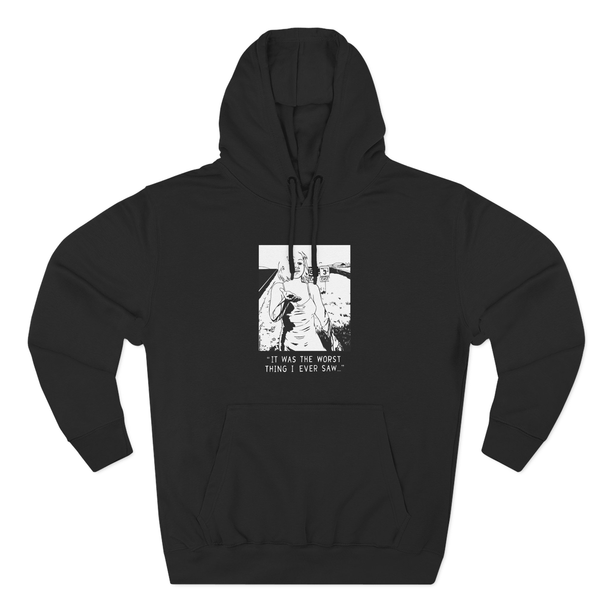 Chat Pile Worst Thing Three-Panel Fleece Hoodie