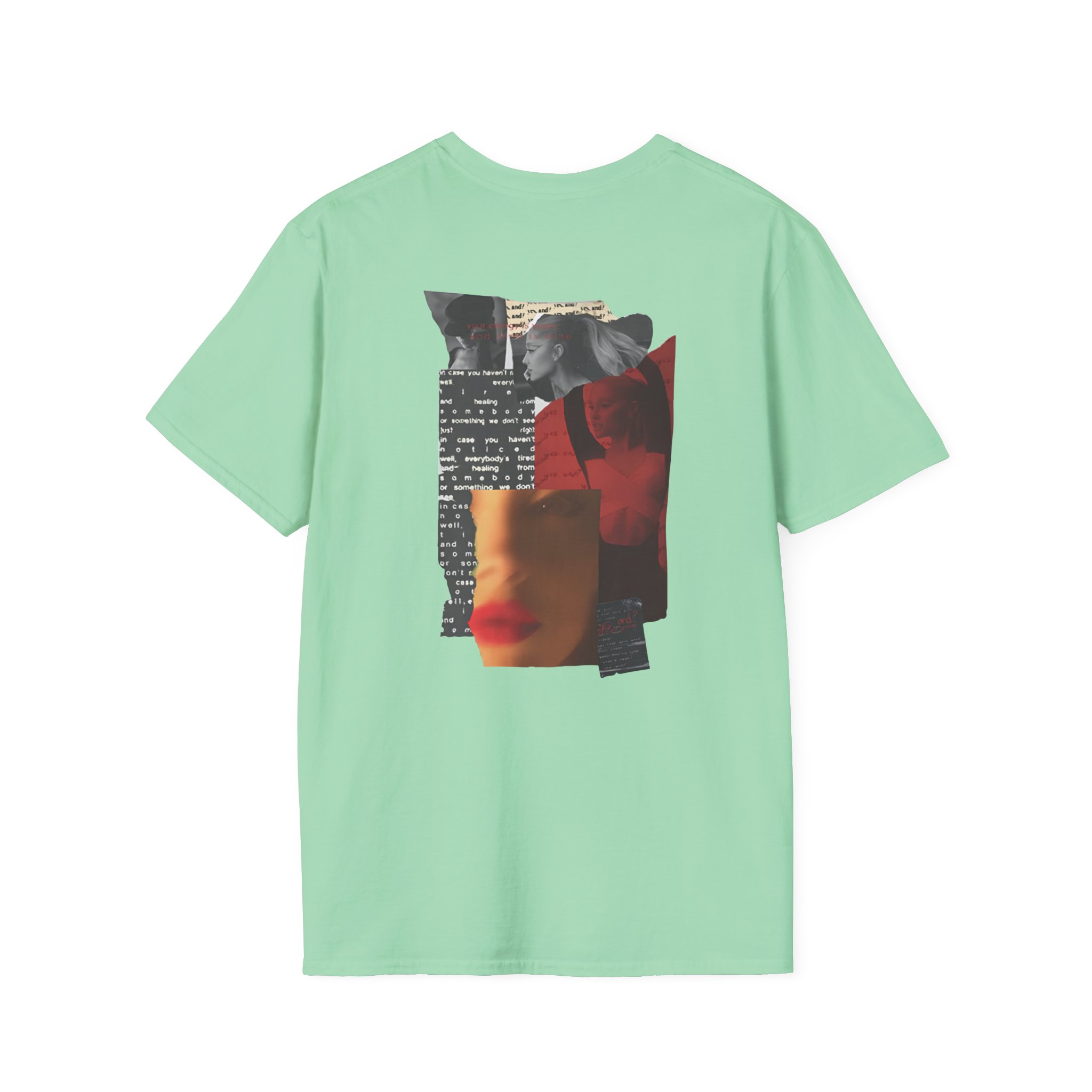AG Yes, and? Collage Unisex Softstyle T-Shirt - Image 12
