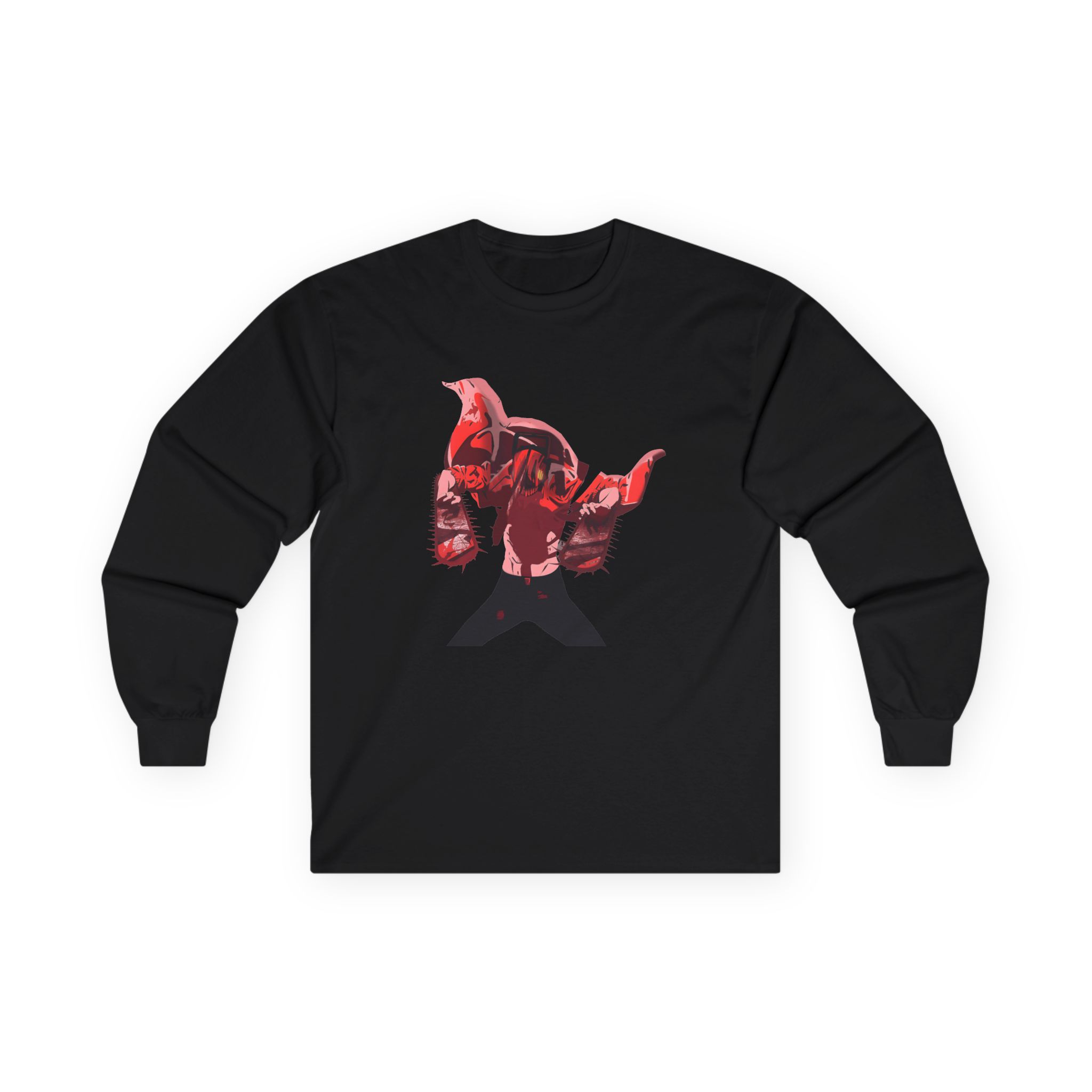 Chainsaw Man X Dim Mak Horror Unisex Ultra Cotton Long Sleeve Tee