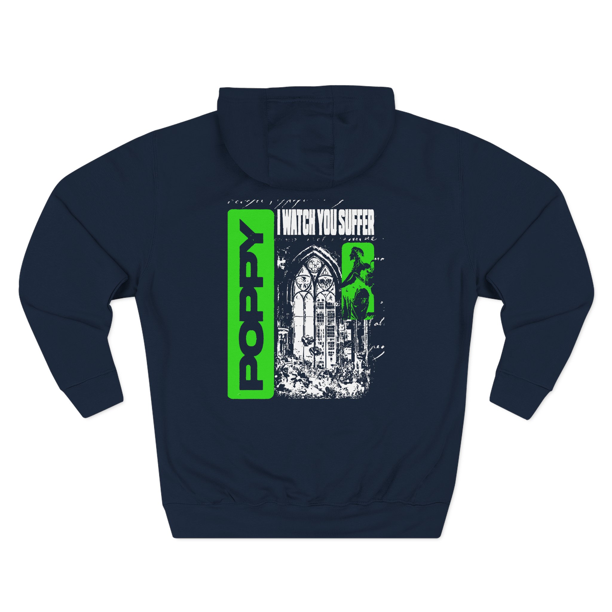 Poppy I Watch You Suffer Three-Panel Fleece Hoodie - Image 6