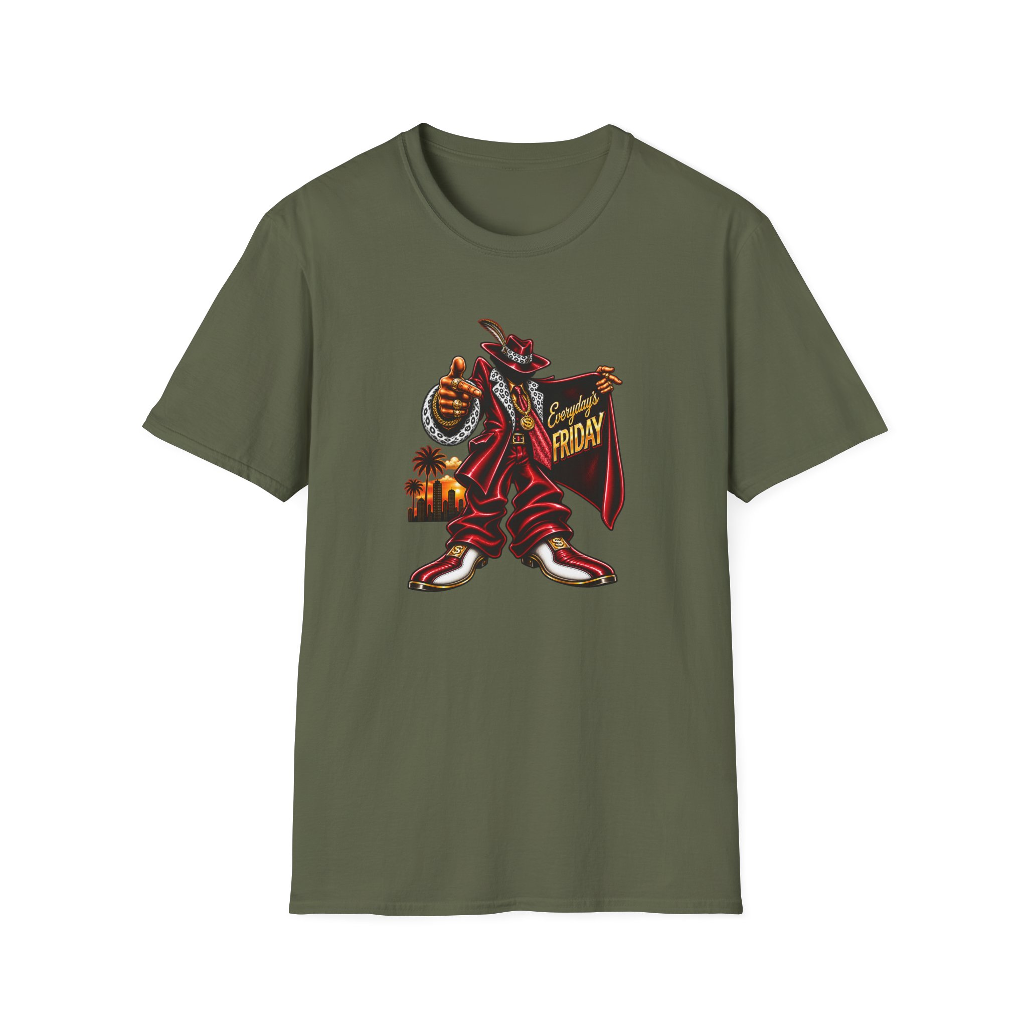 Ice Cube Pimp Unisex Softstyle T-Shirt - Image 5