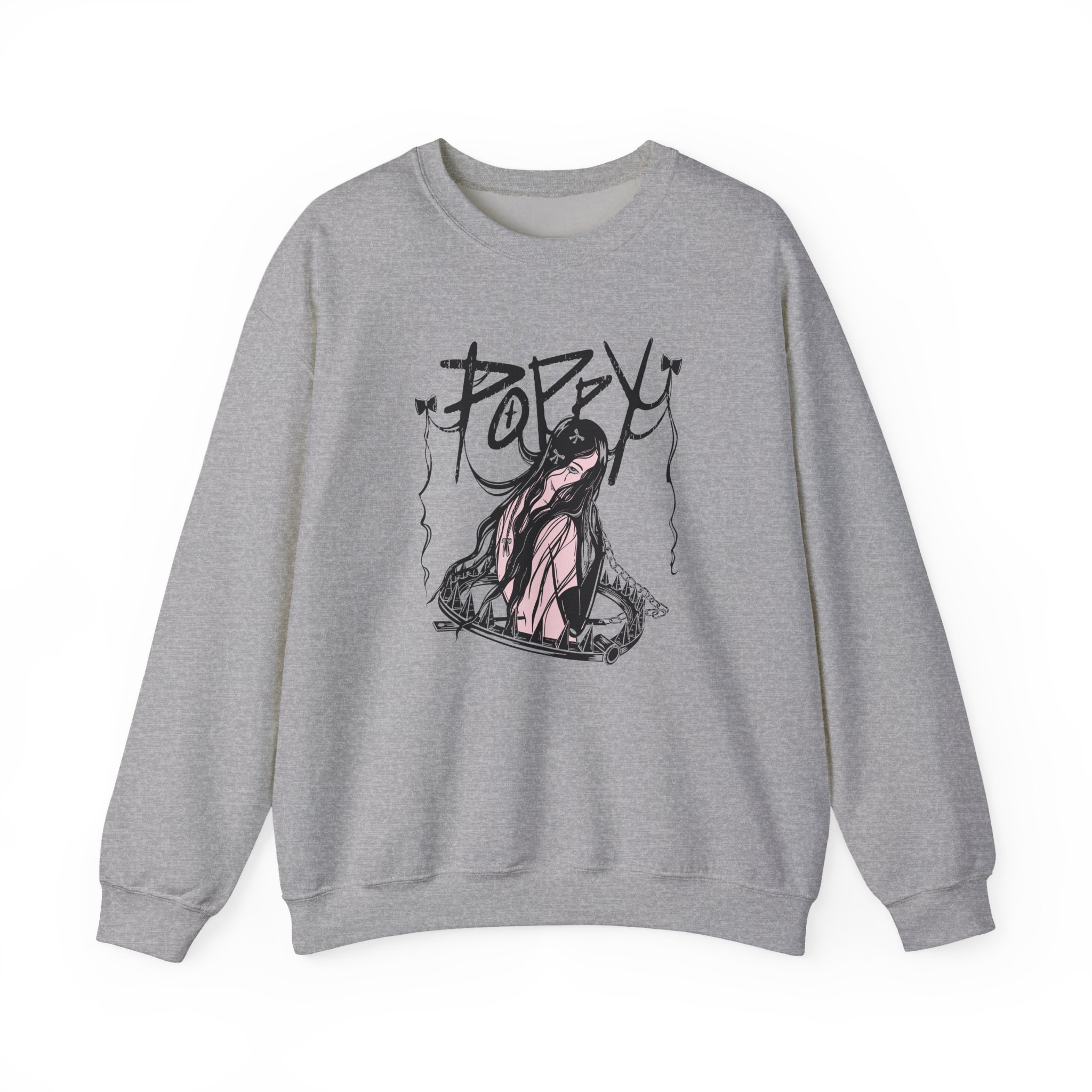 Poppy Unisex Heavy Blend™ Crewneck Sweatshirt - Image 9
