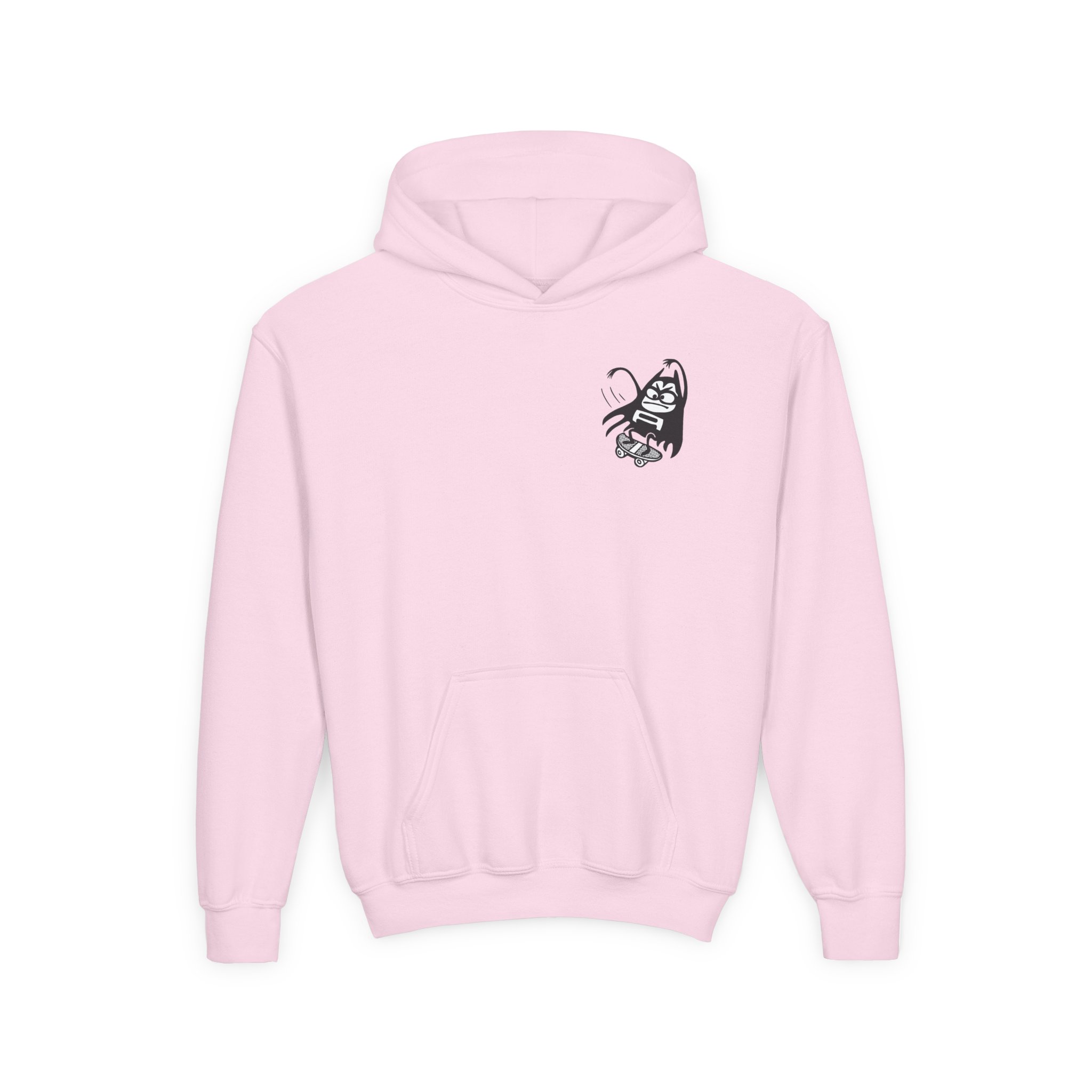 The Aquabats Lil Bat Skateboard Youth Heavy Blend Hooded Sweatshirt - Image 7