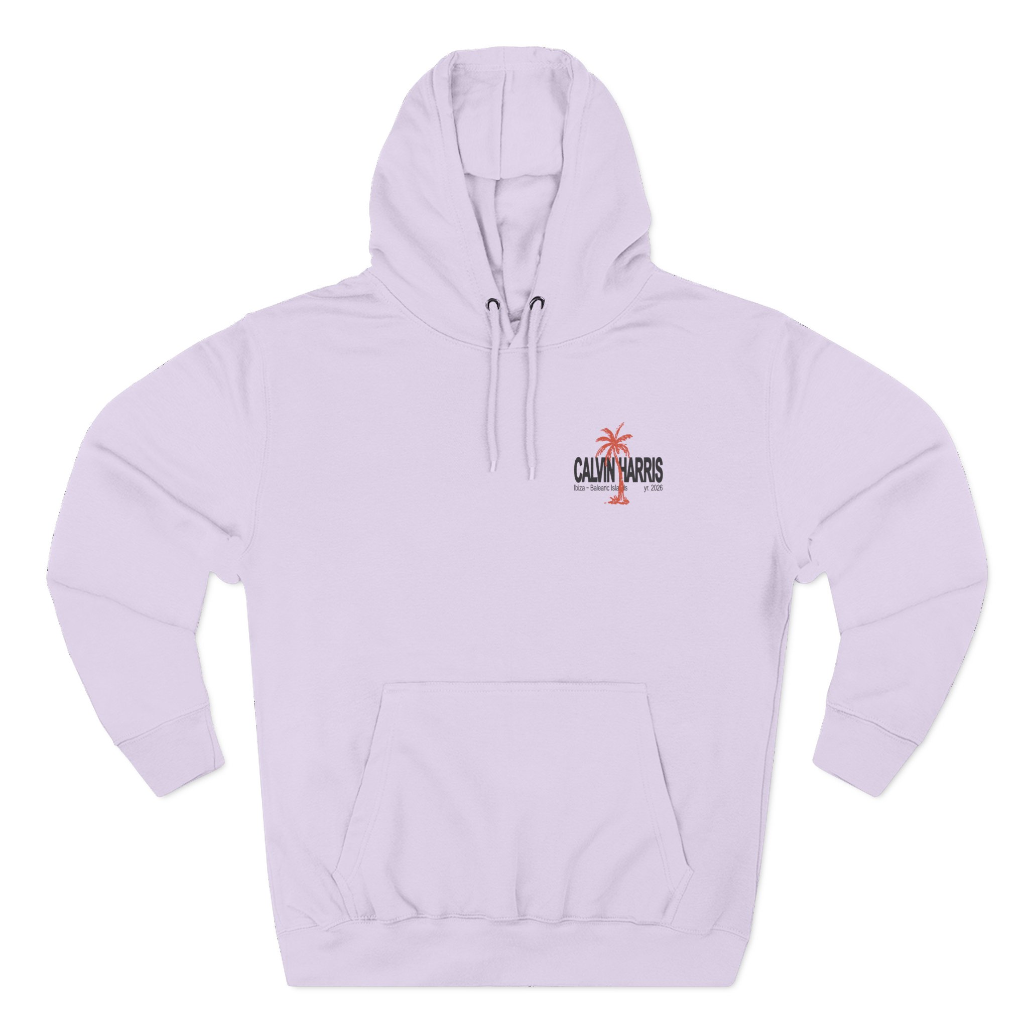 Calvin Harris Ecru Palm Three-Panel Fleece Hoodie - Image 13