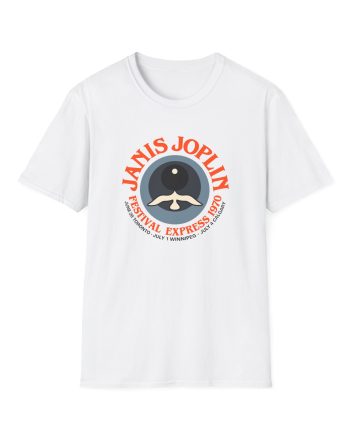 Janis Joplin Festival Express 1970 Unisex Softstyle T-Shirt