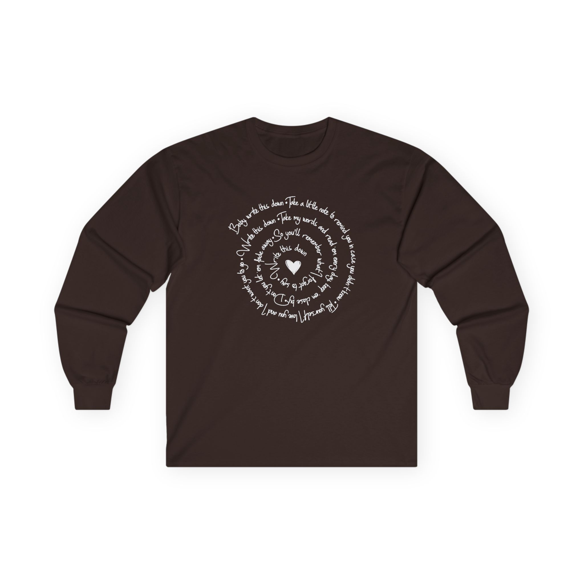 George Strait Wine Write This Down Unisex Ultra Cotton Long Sleeve Tee - Image 5