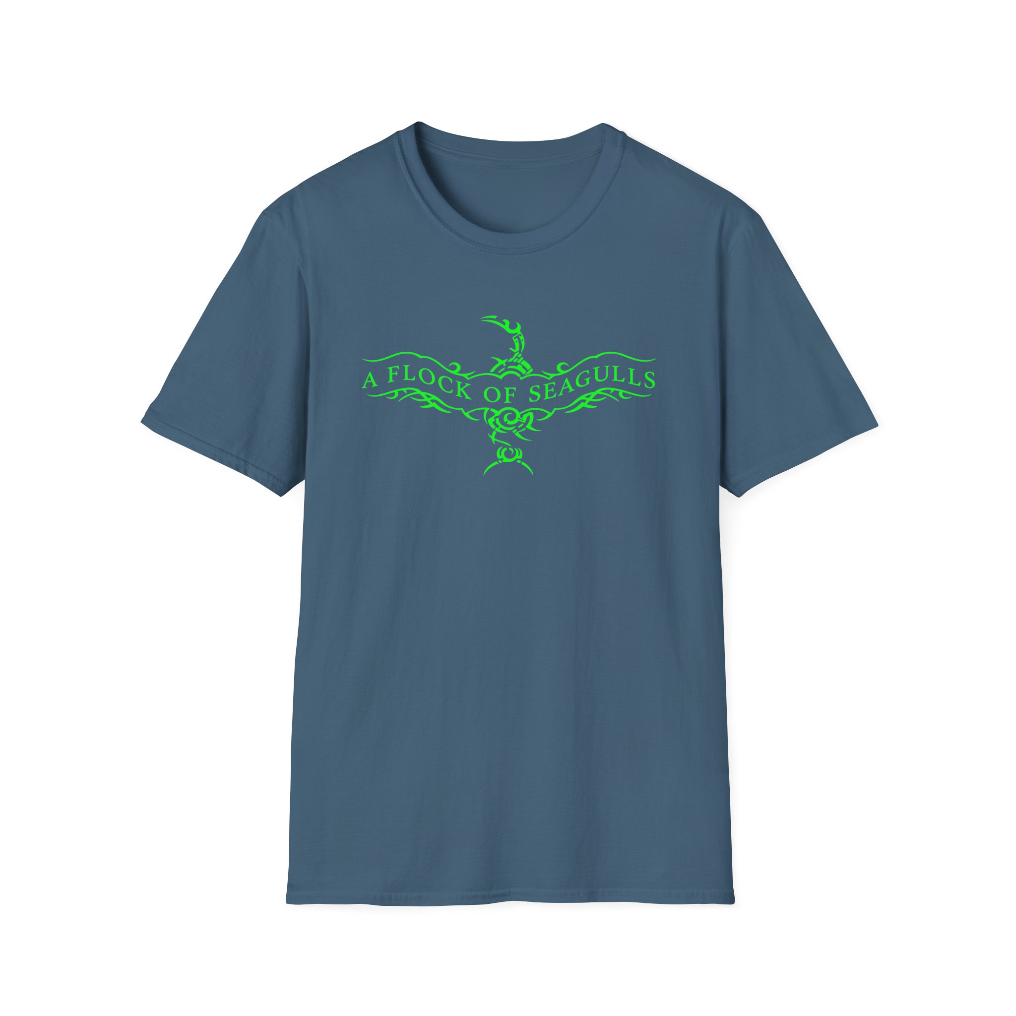 A Flock of Seagulls Logo Unisex Softstyle T-Shirt - Image 5