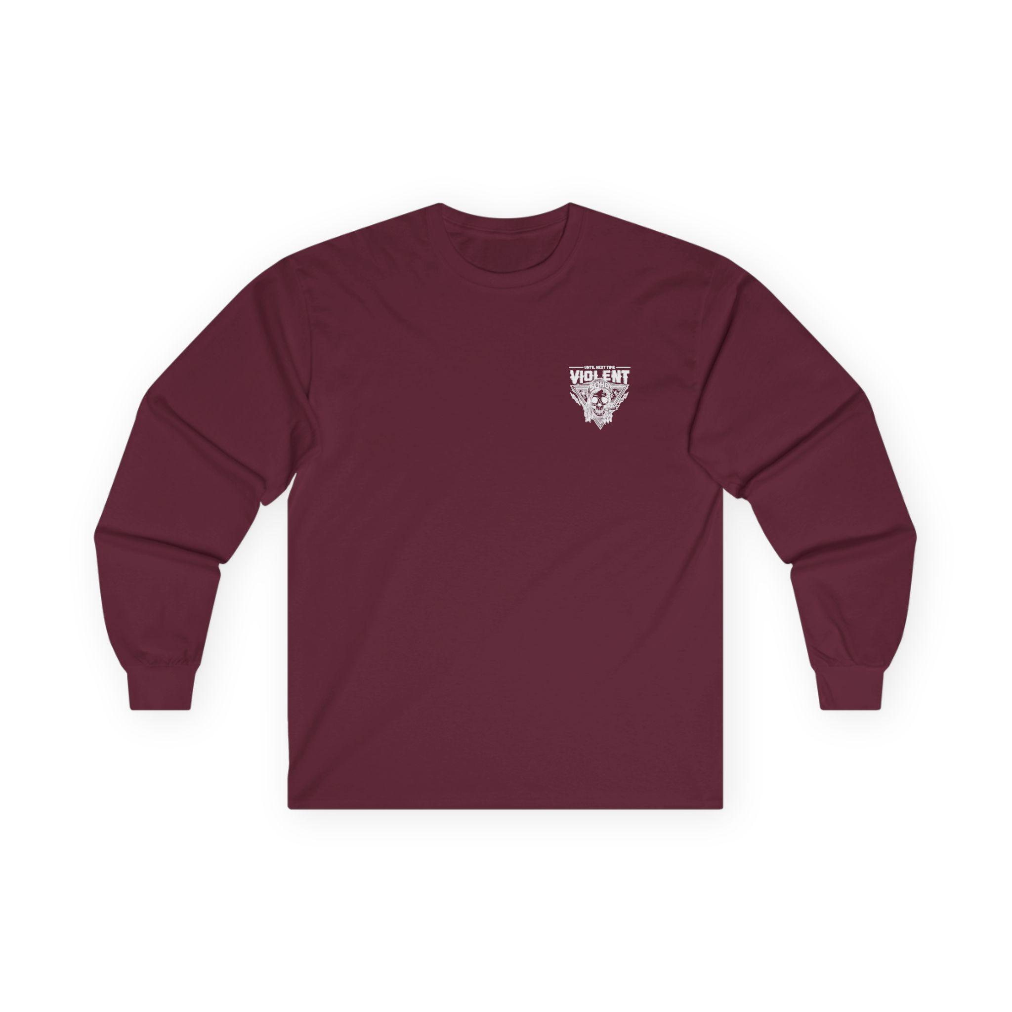 Violent Soho Until Next Time Blazin' Skull Unisex Ultra Cotton Long Sleeve Tee - Image 3