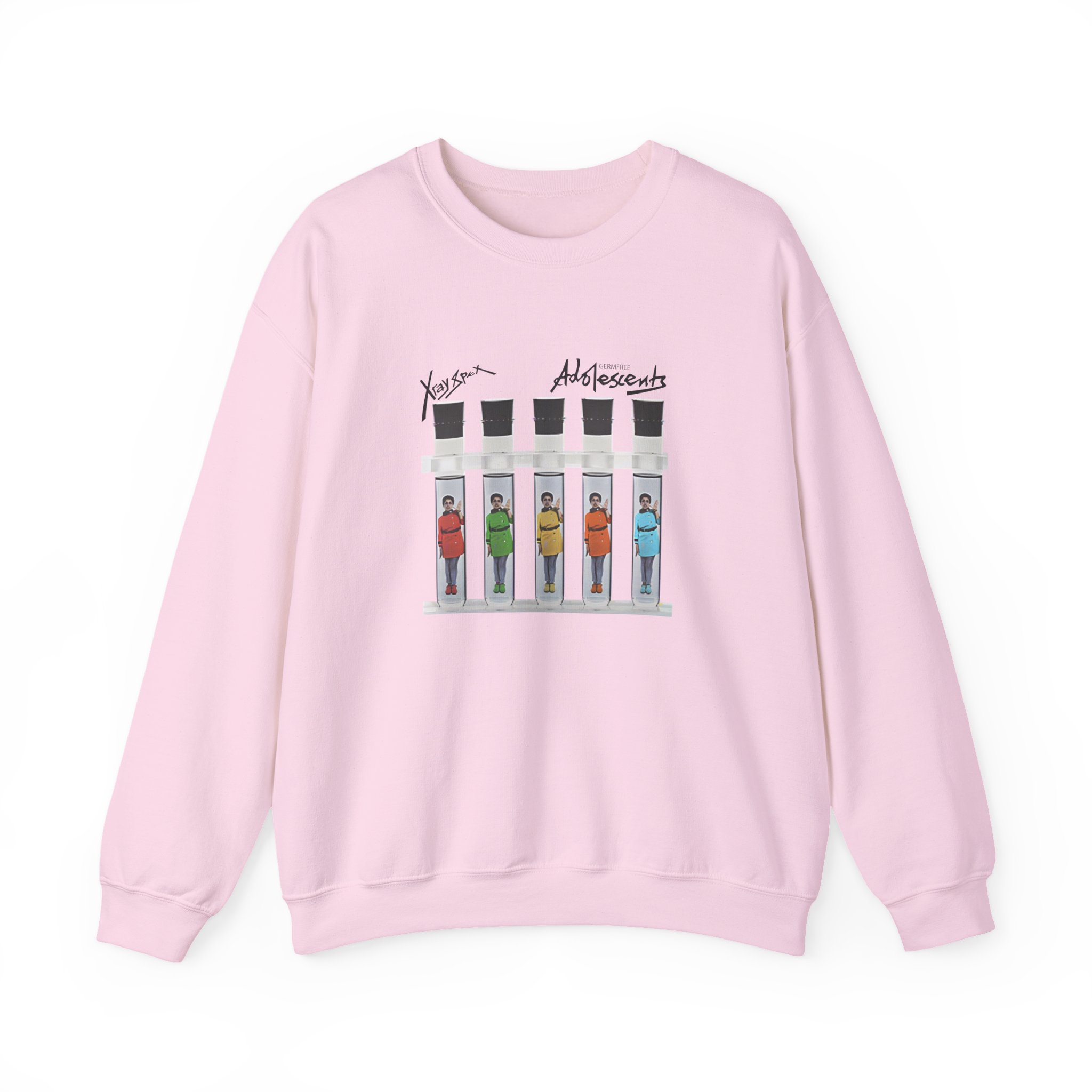 X-ray Spex Germ Free Five Tube Unisex Heavy Blend™ Crewneck Sweatshirt - Image 21