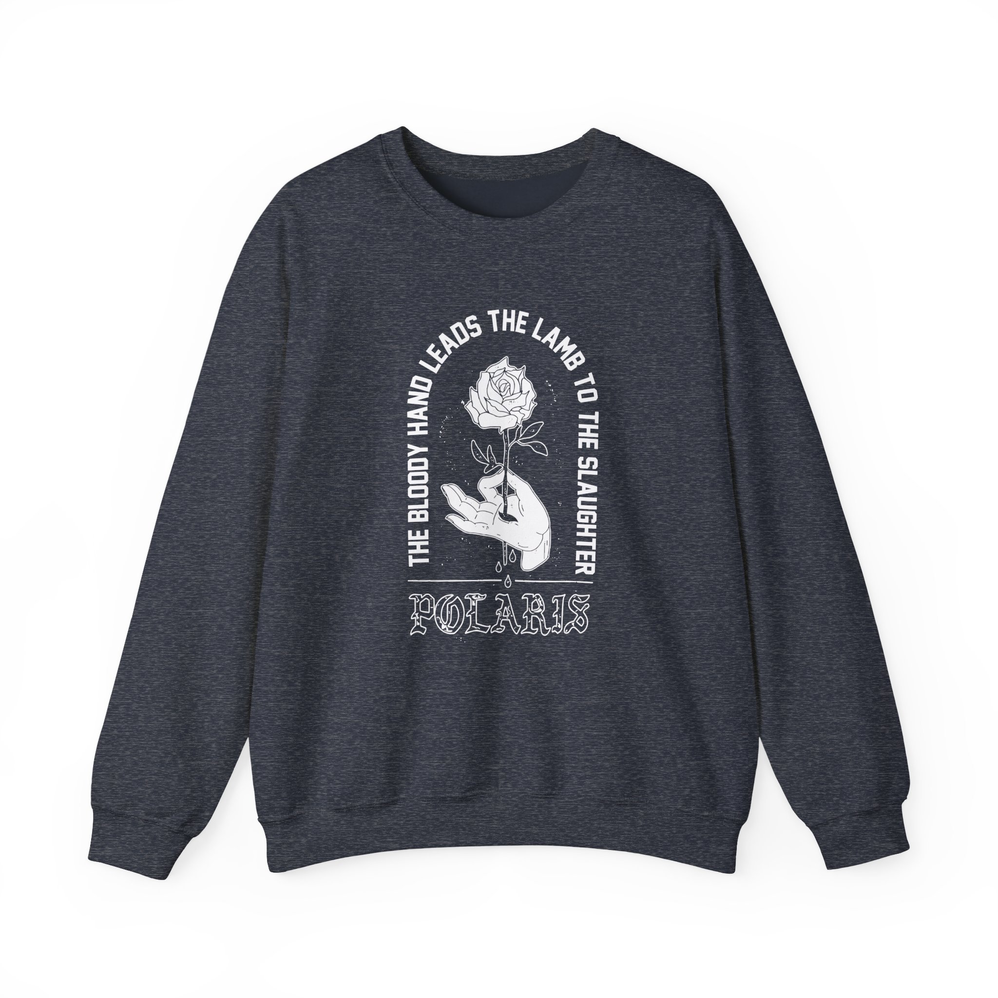Polaris Bloody Hand Unisex Heavy Blend™ Crewneck Sweatshirt - Image 11