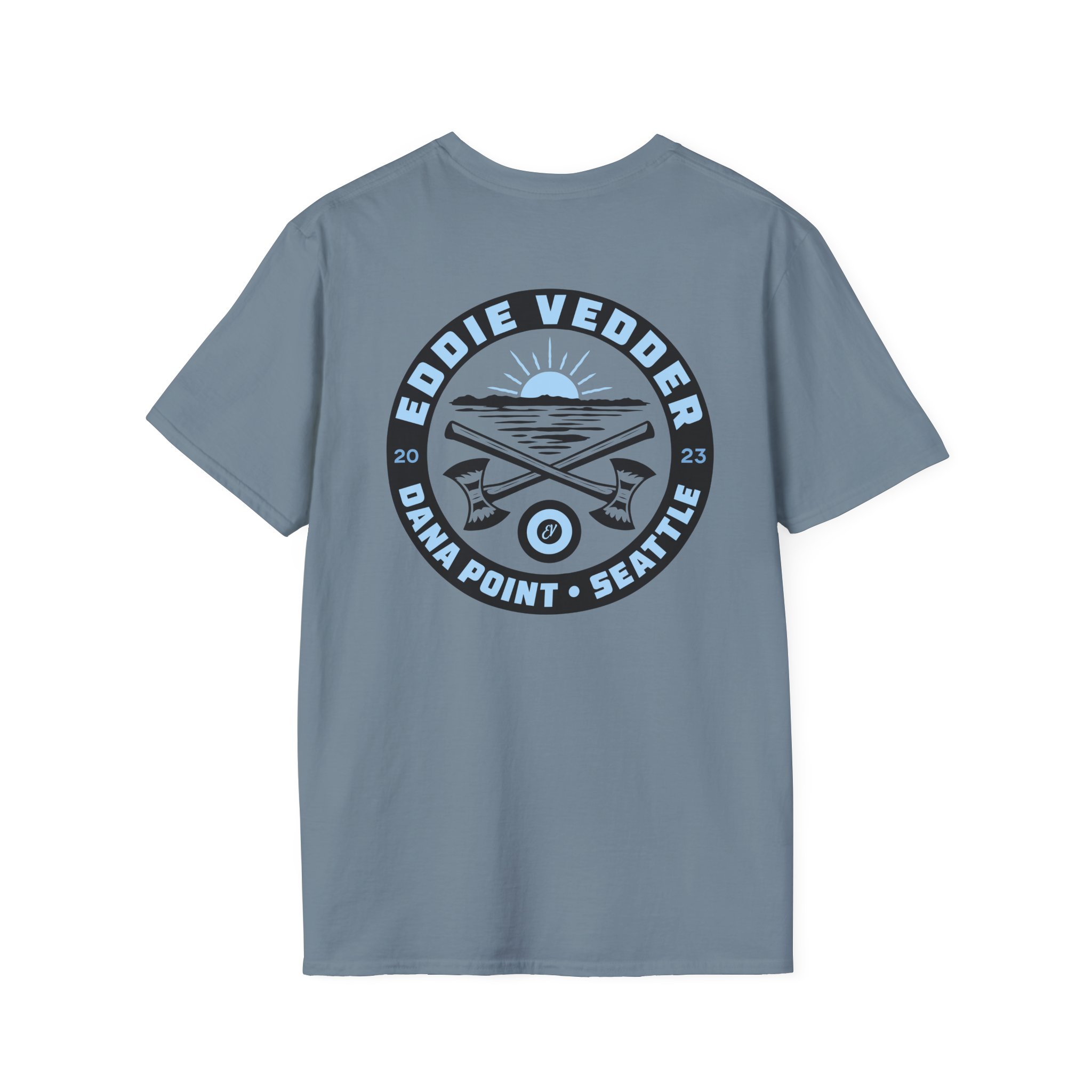 Eddie Vedder Coastal Unisex Softstyle T-Shirt - Image 12