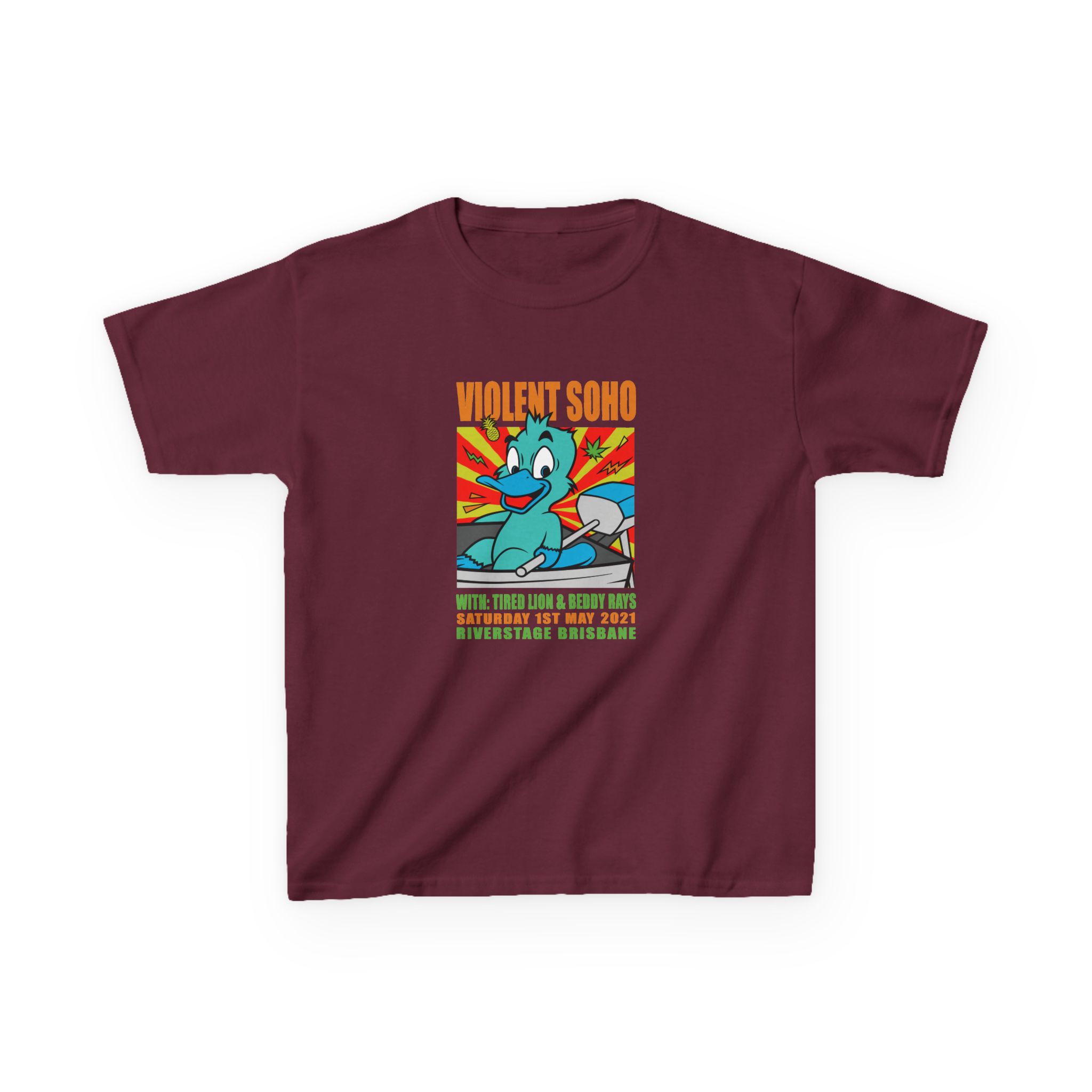 Violent Soho Event Poster Kids Heavy Cotton™ Tee - Image 9