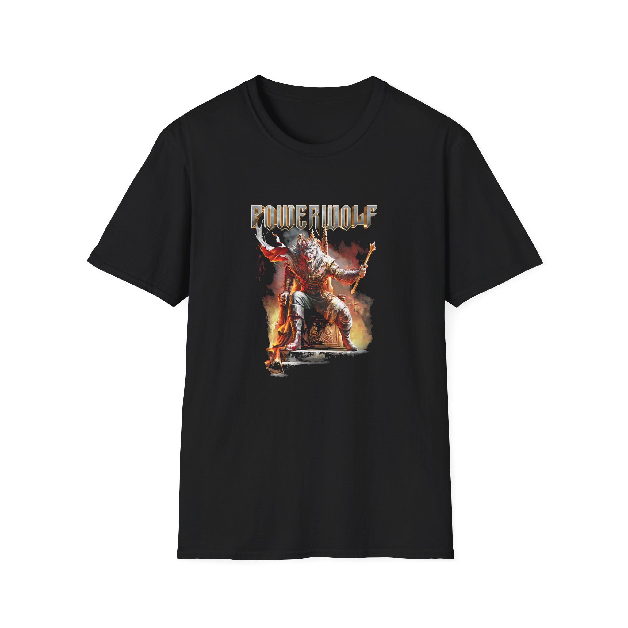 Powerwolf Wake Up The Wicked Cover Unisex Softstyle T-Shirt