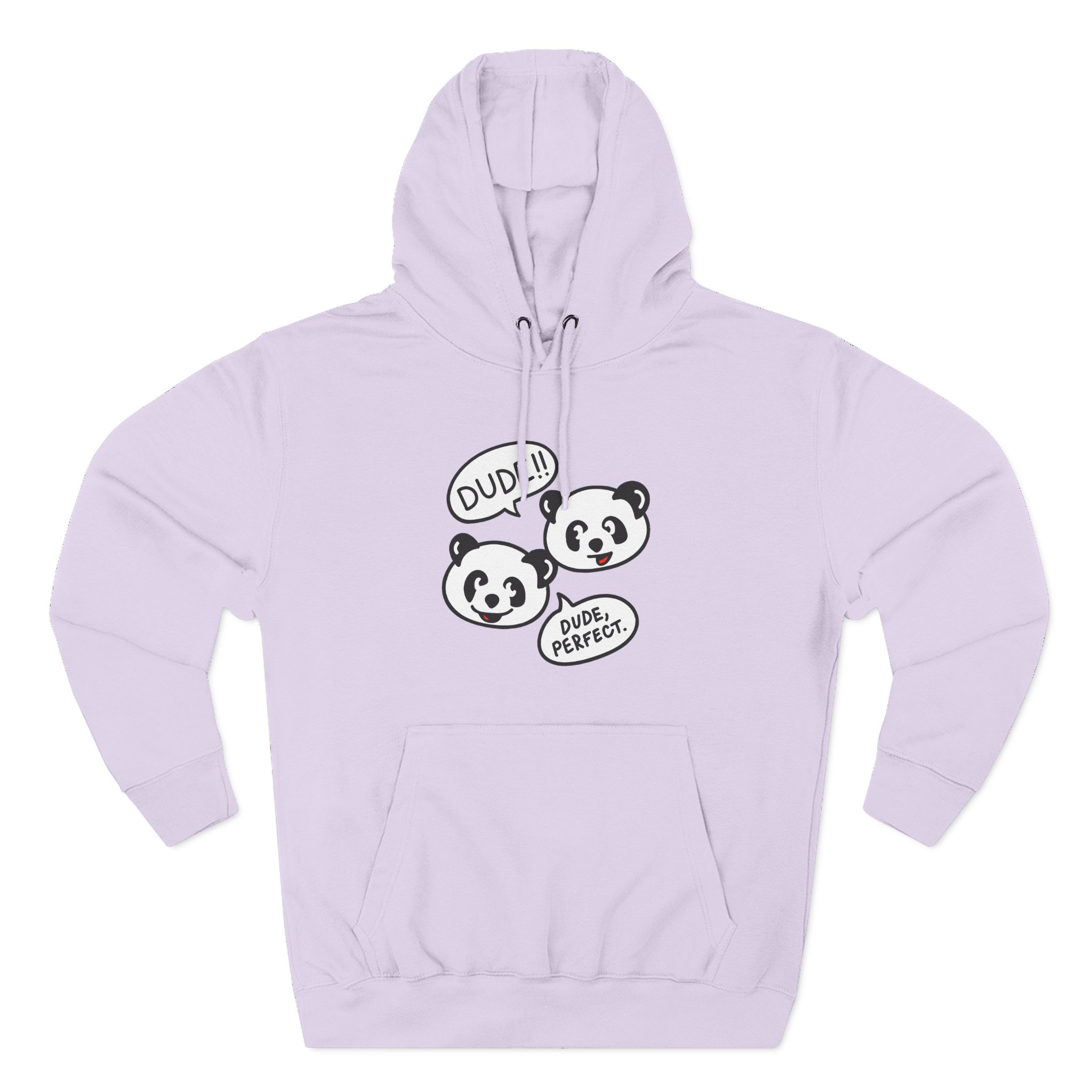Dude Perfect Panda Comic Three-Panel Fleece Hoodie - Image 21