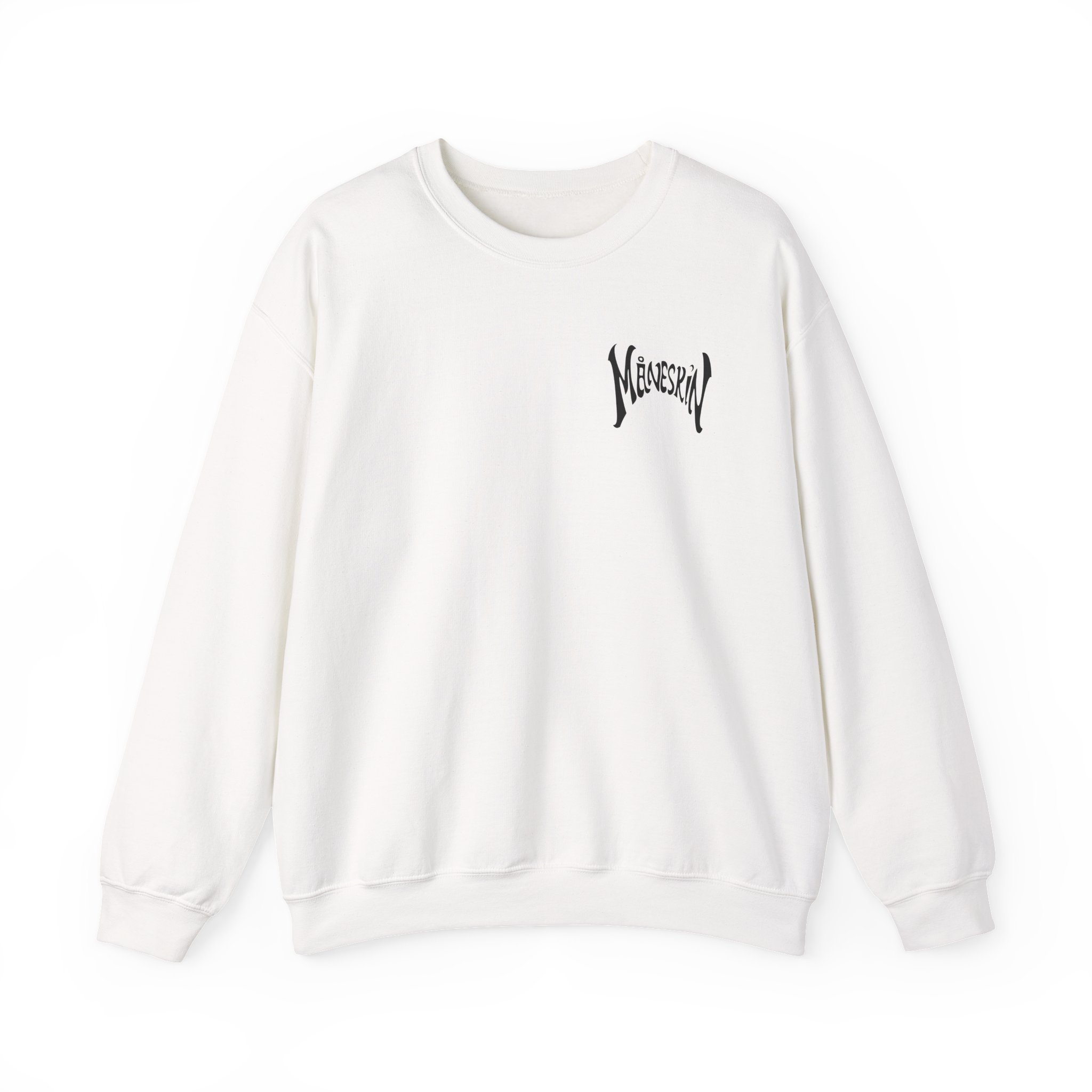 Maneskin Pocket Logo & Zitti e Buoni Circle Unisex Heavy Blend™ Crewneck Sweatshirt