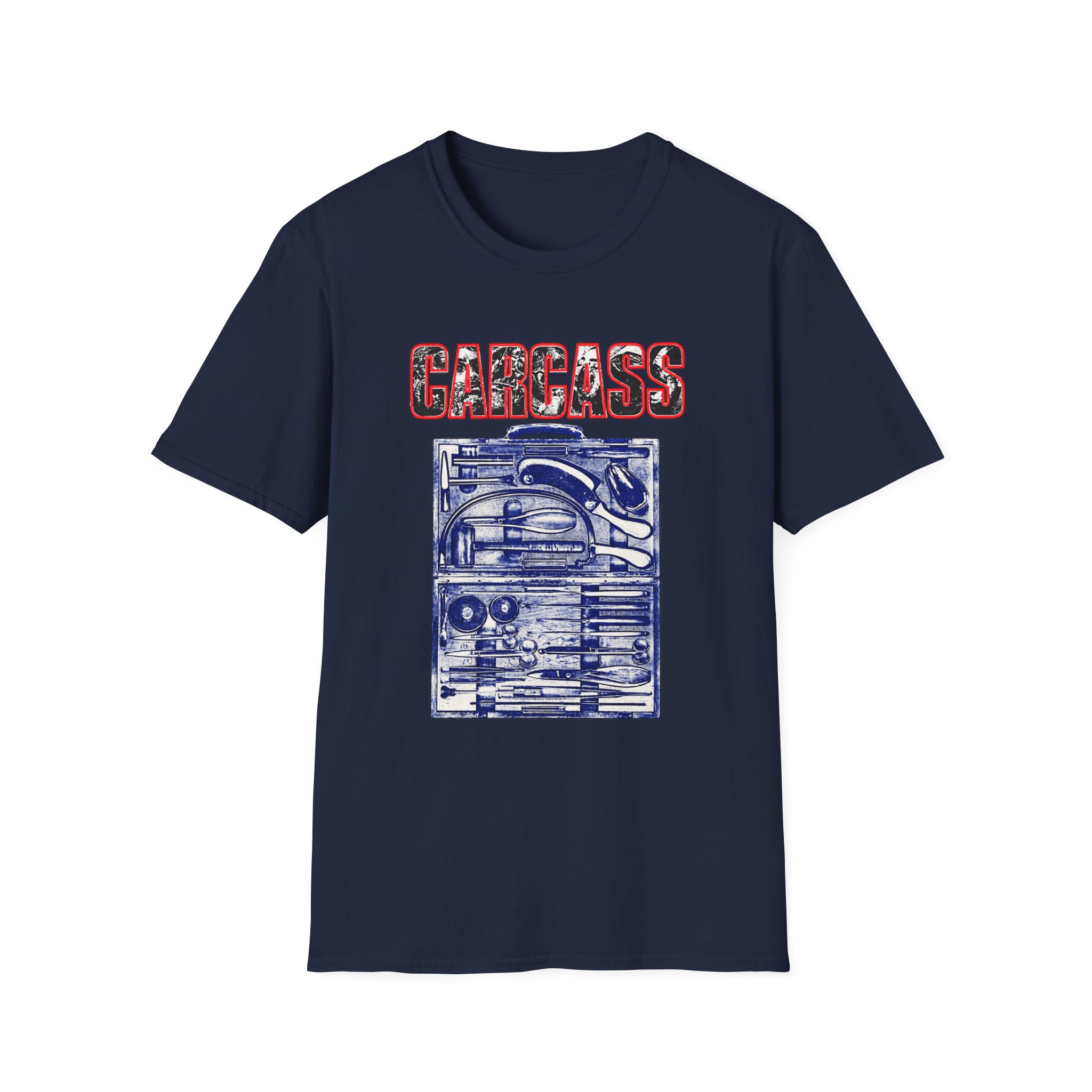 Carcass Certificate of Death Unisex Softstyle T-Shirt - Image 11
