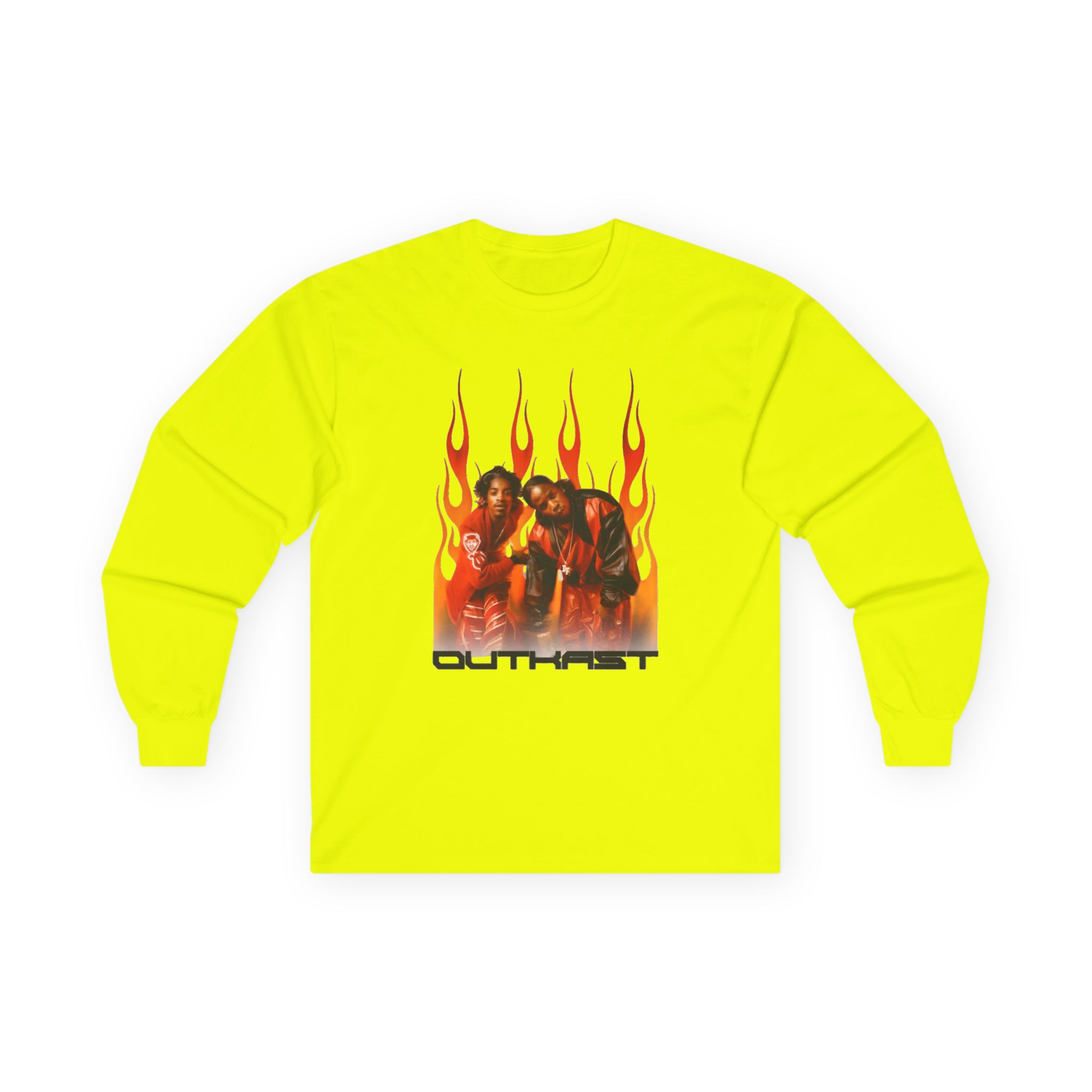 Outkast Flames Unisex Ultra Cotton Long Sleeve Tee - Image 7