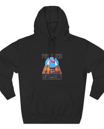 Pink Floyd Animals Pink Three-Panel Fleece Hoodie