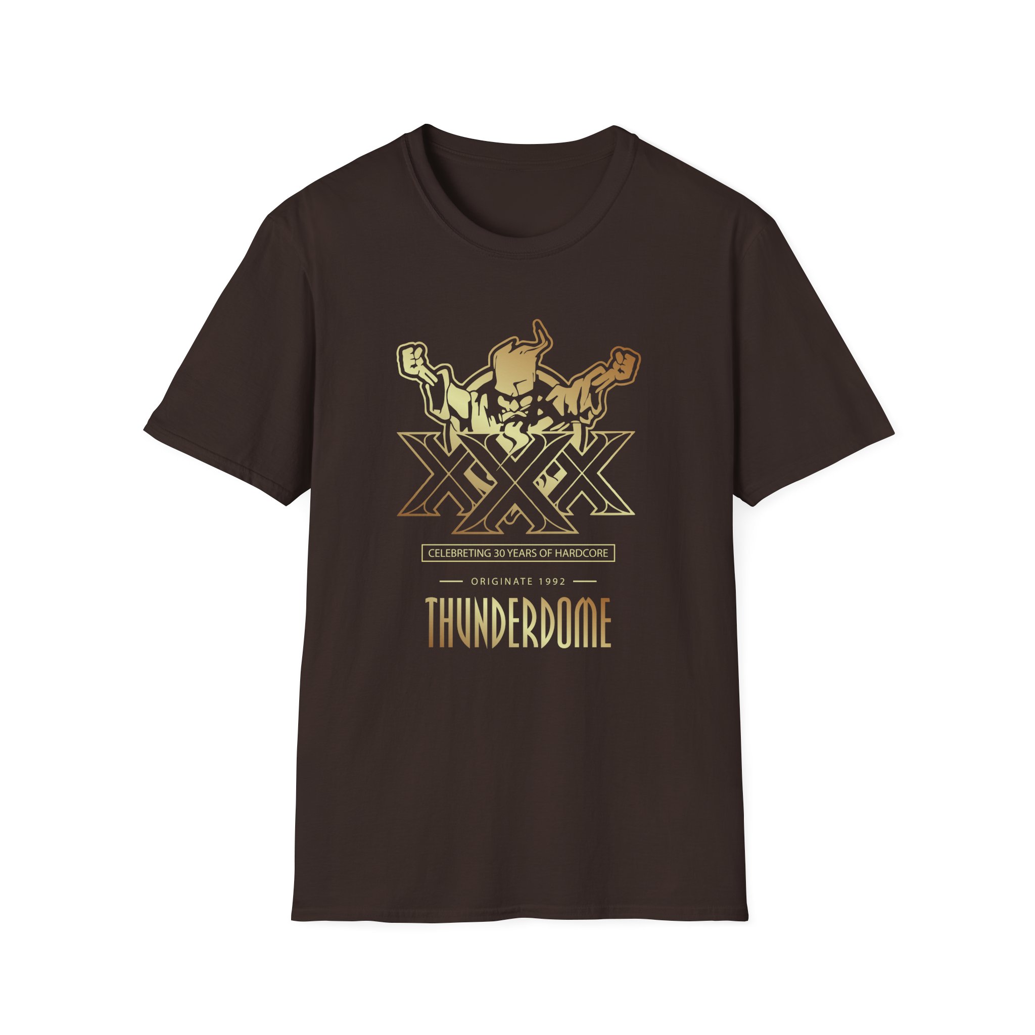 Thunderdome 30 Years of Hardcore Unisex Softstyle T-shirt - Image 5