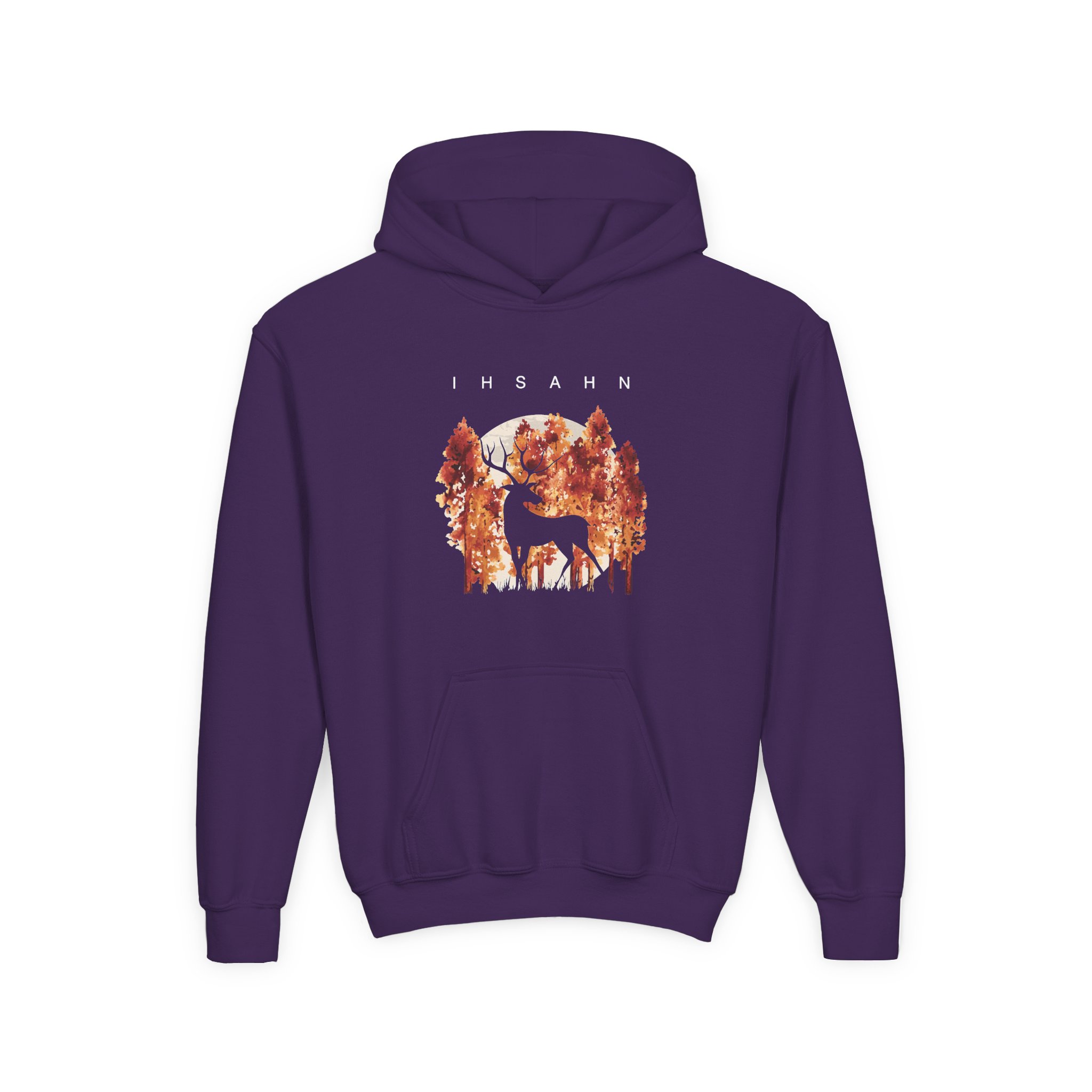 Youth Ihsahn Silhouette Heavy Blend Hooded Sweatshirt - Image 7