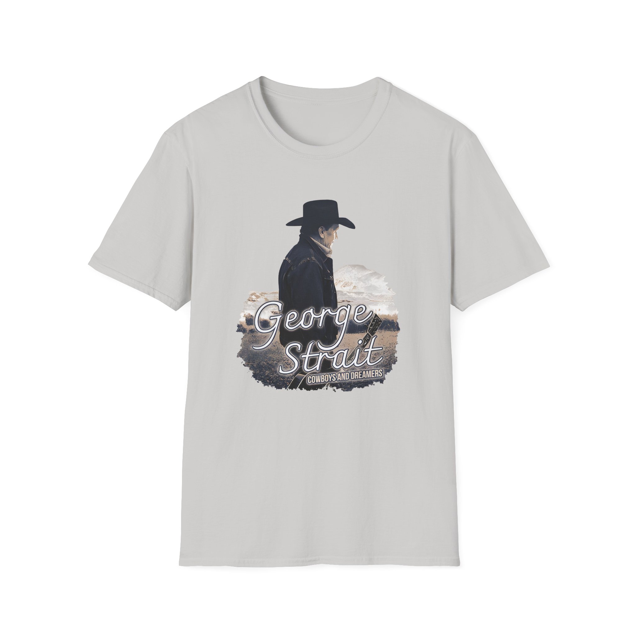 George Strait Cowboys and Dreamers Unisex Softstyle T-Shirt - Image 9